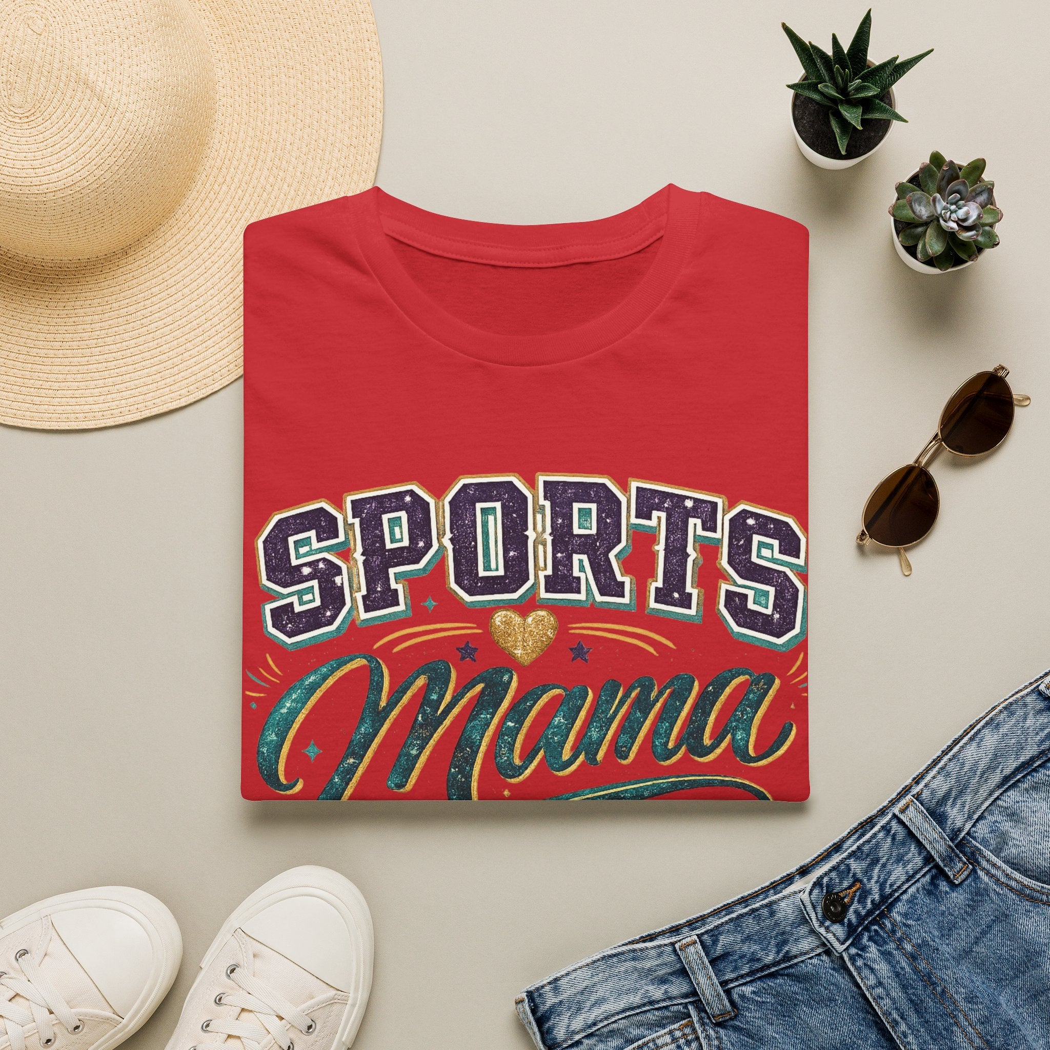 Sports Mama T-Shirt — Athletic Mom Graphic Tee