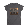 T-shirt graphique en coton pour femme