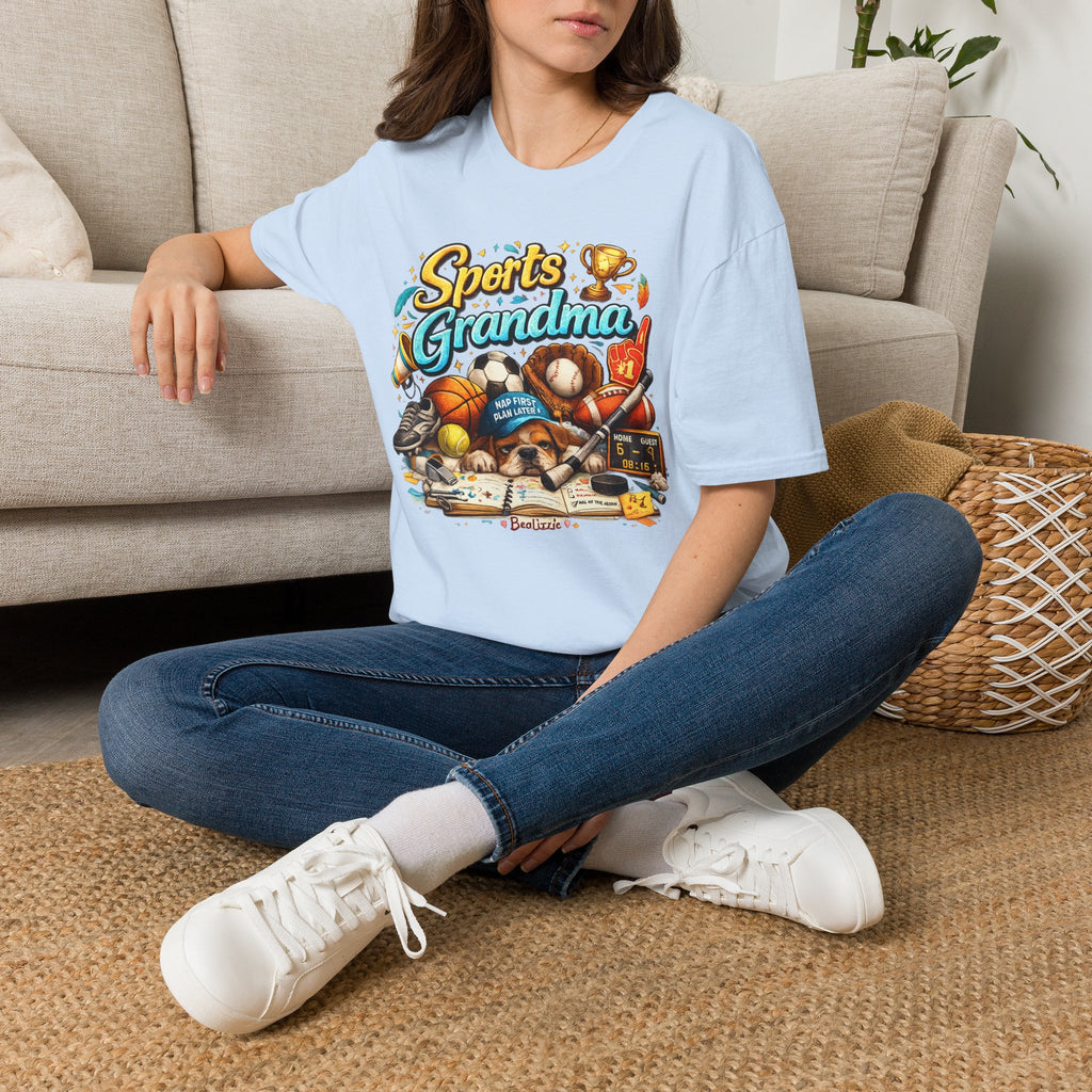 Sports Grandma T-Shirt — Retro Trophy & Multi-Sport Graphic Tee for Active Grandmas