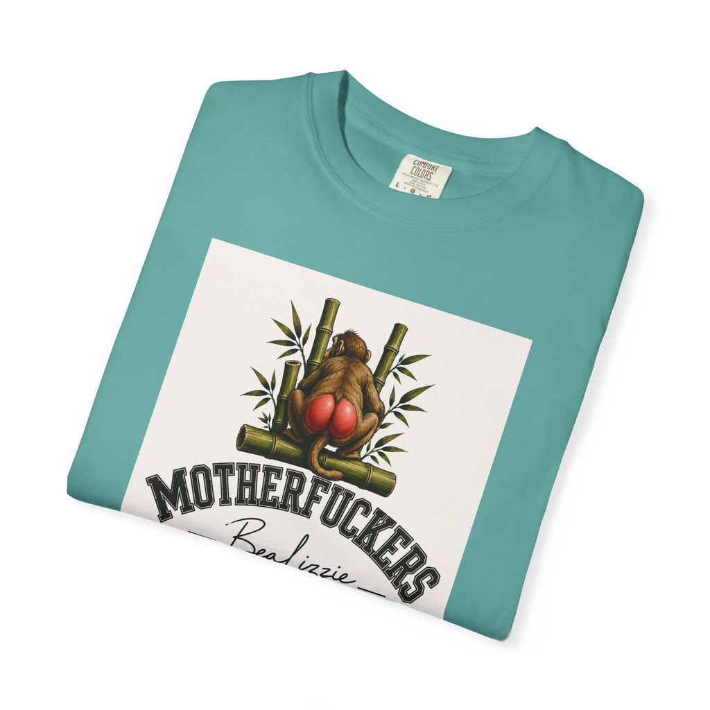 Motherfuckers Buddha Graphic T-Shirt — Retro Buddha & Bamboo Illustration Tee