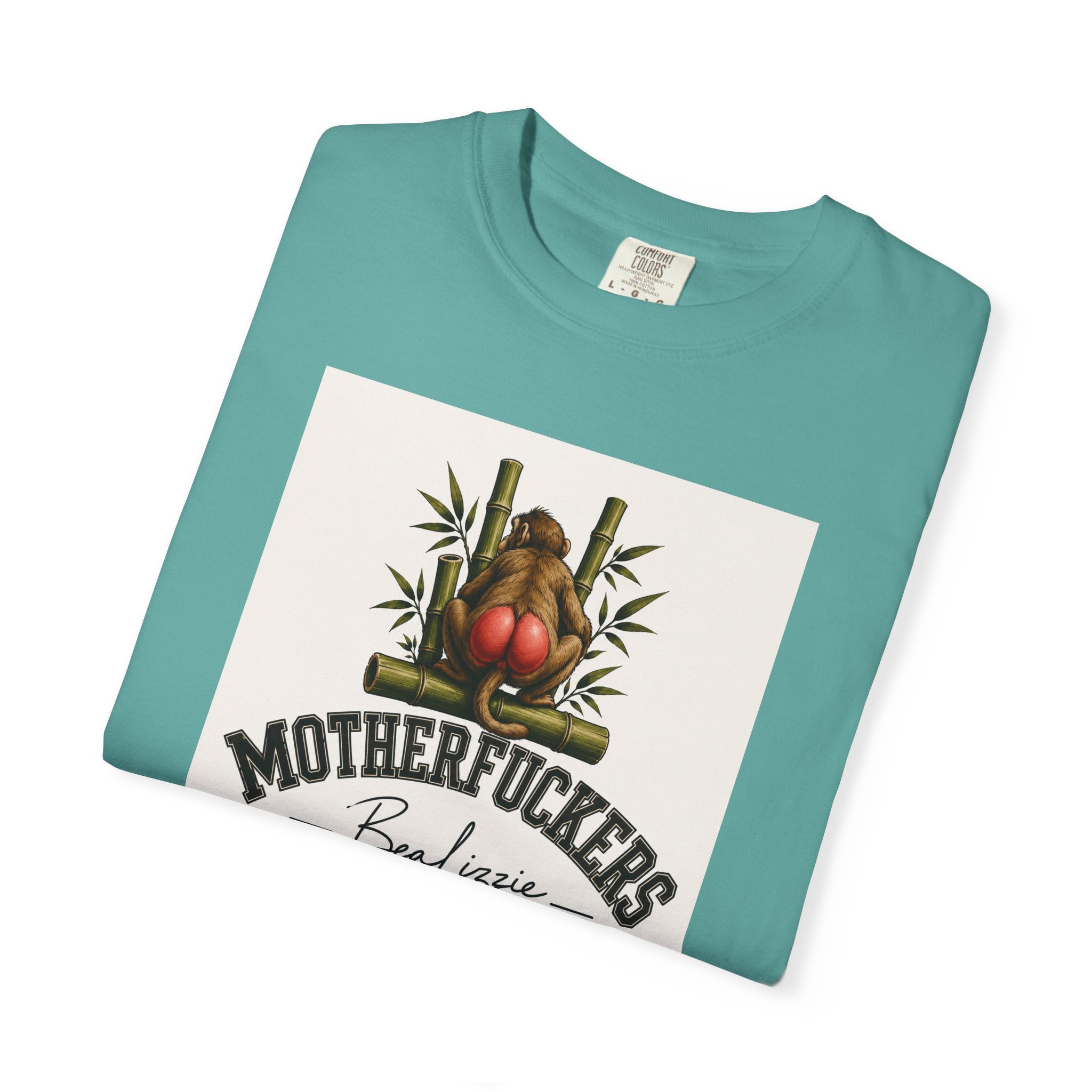 Motherfuckers Buddha Graphic T-Shirt — Retro Buddha & Bamboo Illustration Tee