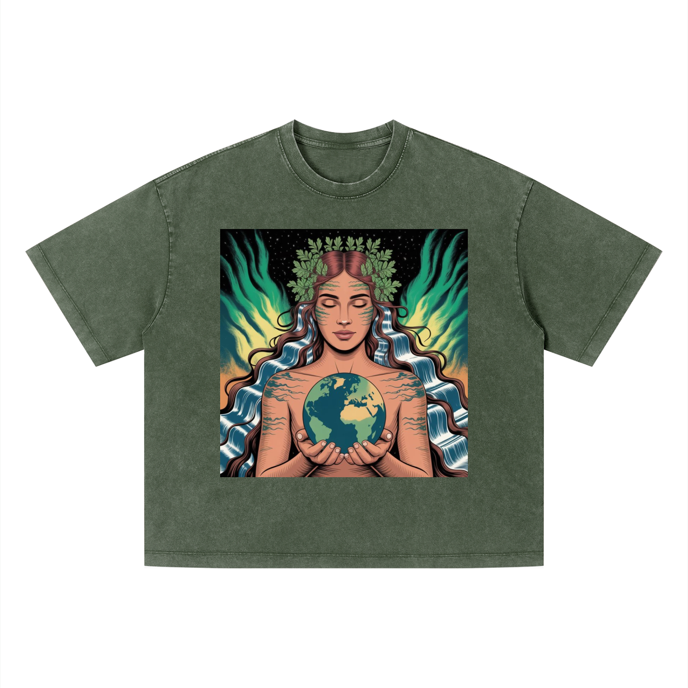 Unisex Vintage Wash Boxy T-Shirt
