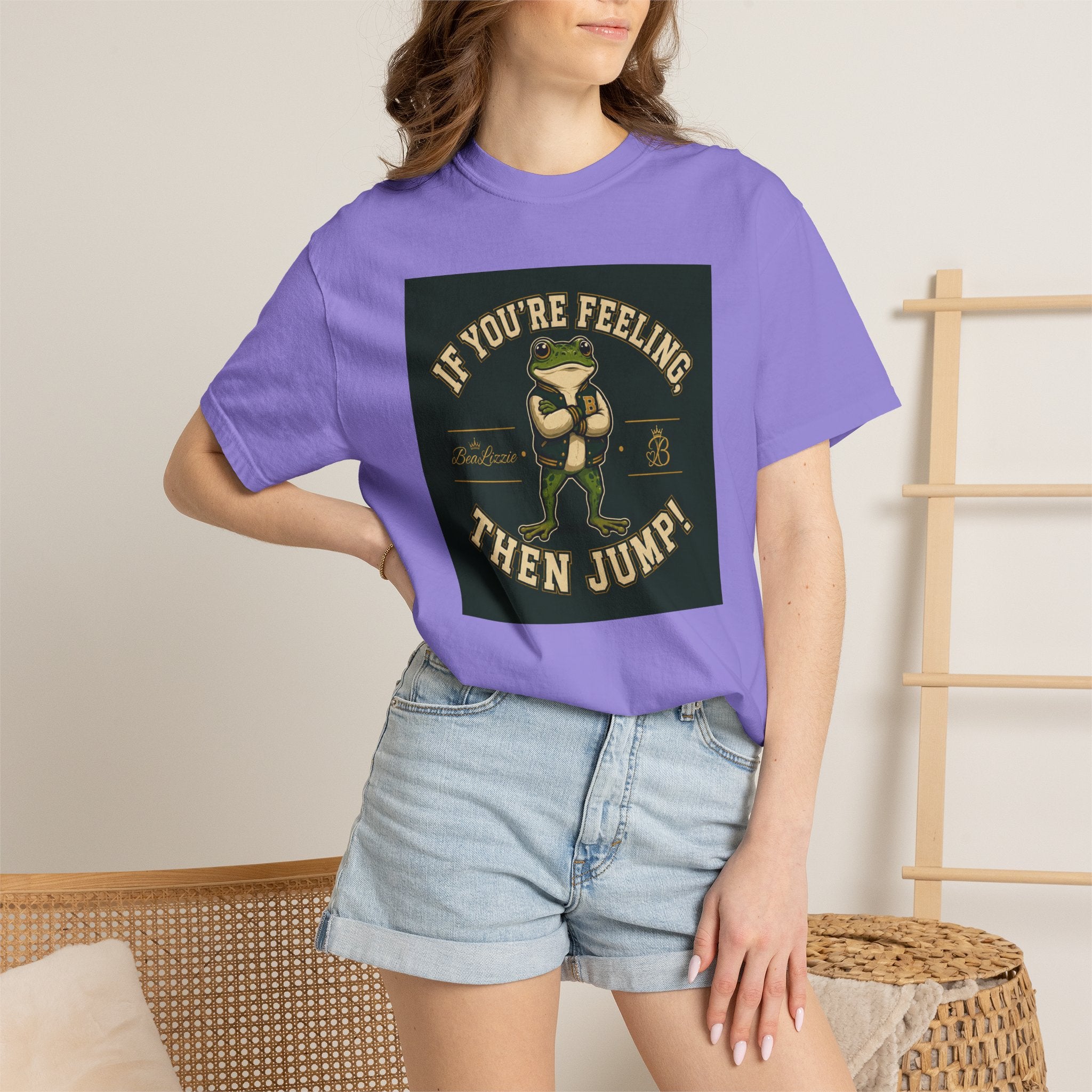If You’re Feeling, Then Jump! Frog Graphic T-Shirt