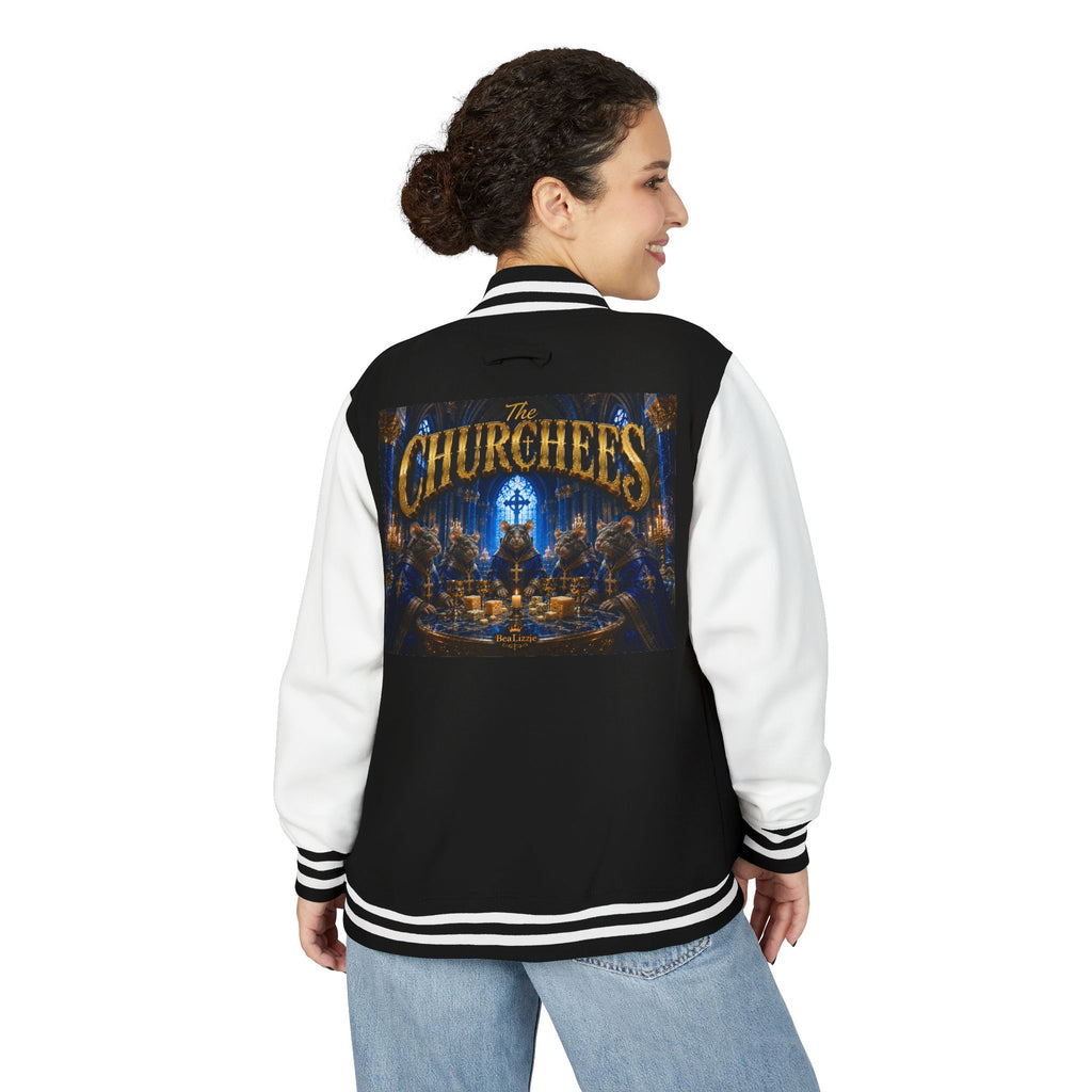 The Churchees Logo Letterman Jacket — Retro Band Varsity Jacket