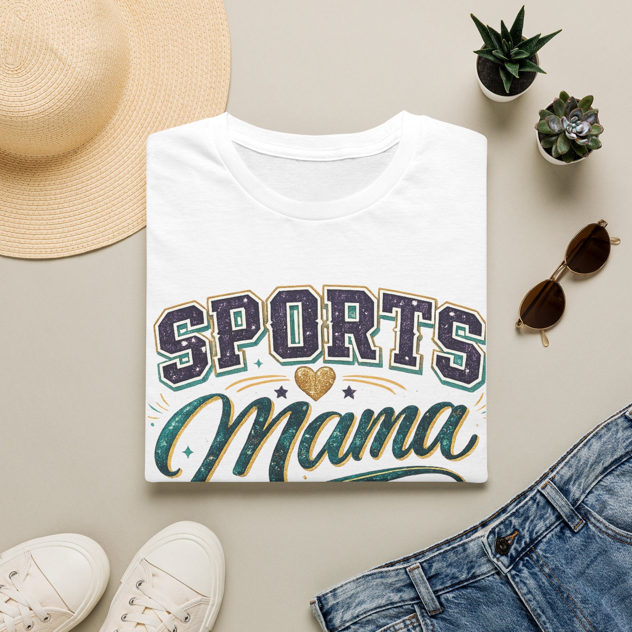 Sports Mama T-Shirt — Athletic Mom Graphic Tee