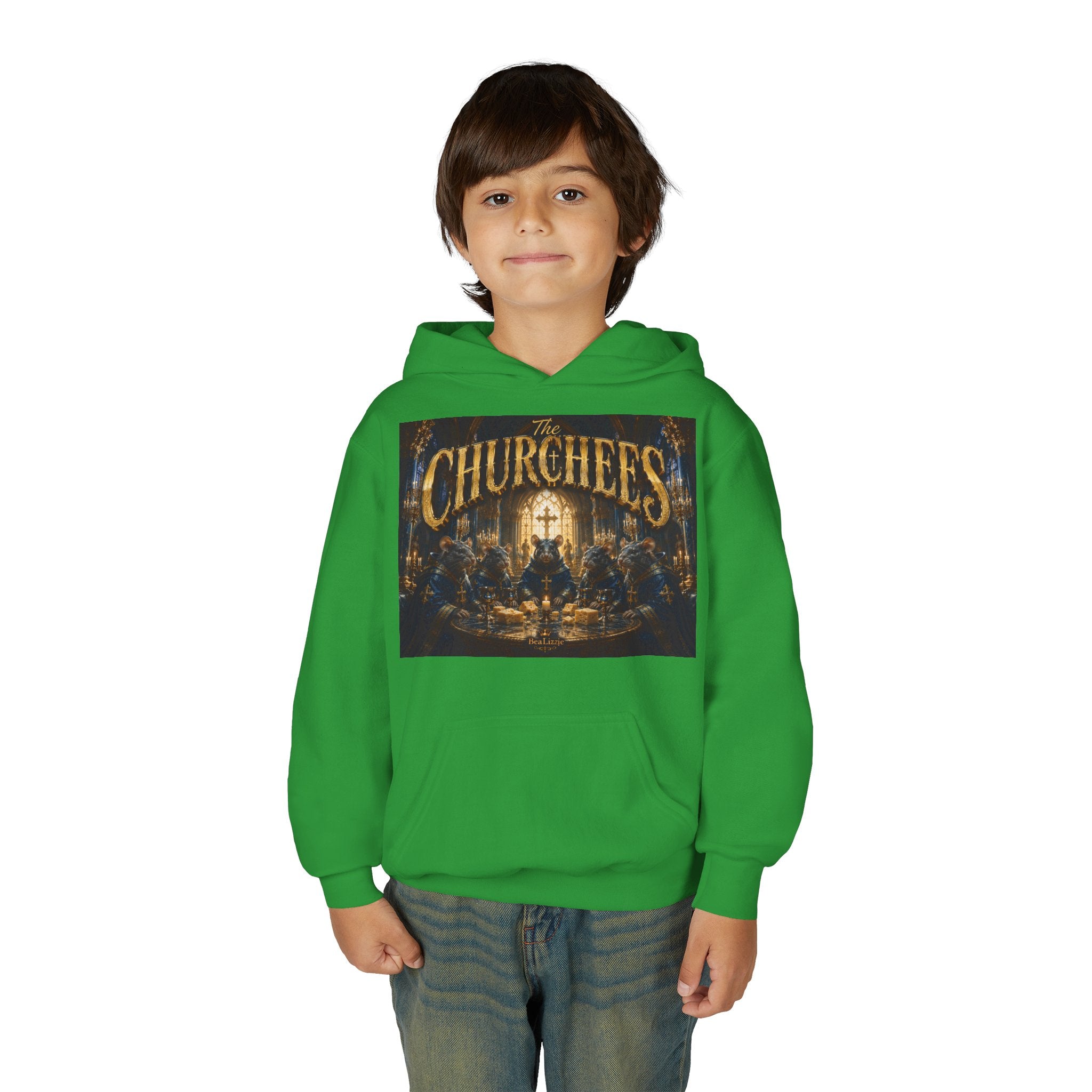 Sweat à capuche enfant – Sweat-shirt à motif « CHURCHEES »