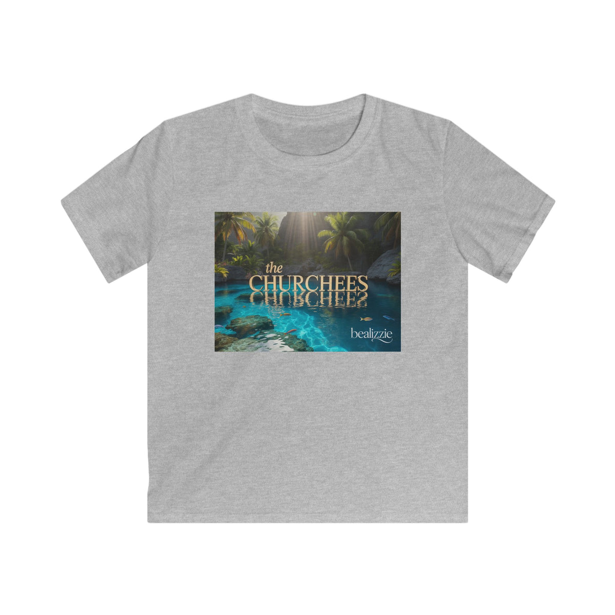 Kids Tee — Tropical 'The Churchees' Nature Graphic (Belize)