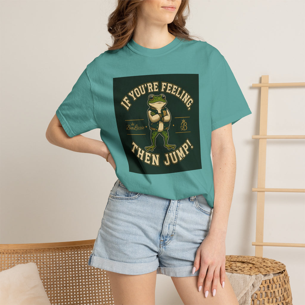 If You’re Feeling, Then Jump! Frog Graphic T-Shirt