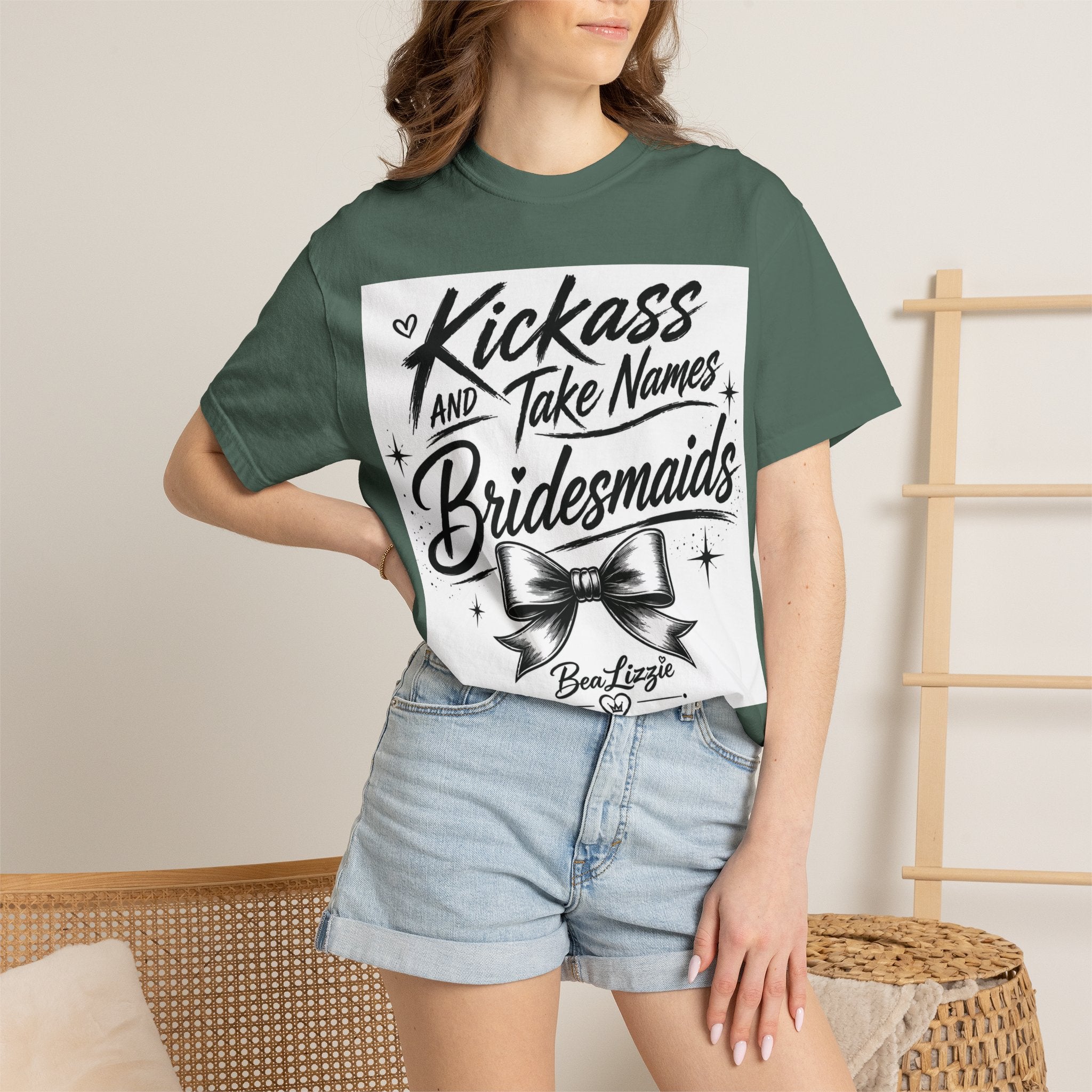 Bridesmaid T-Shirt - "Kickass and Take Names" Bridal Party Tee