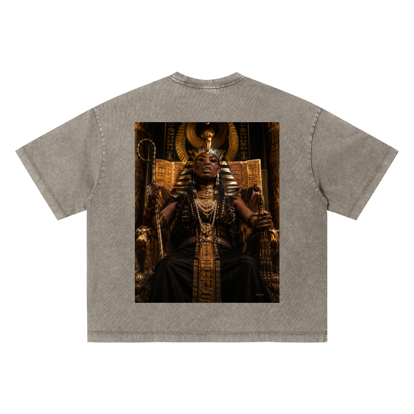 T-shirt unisexe ample délavé vintage