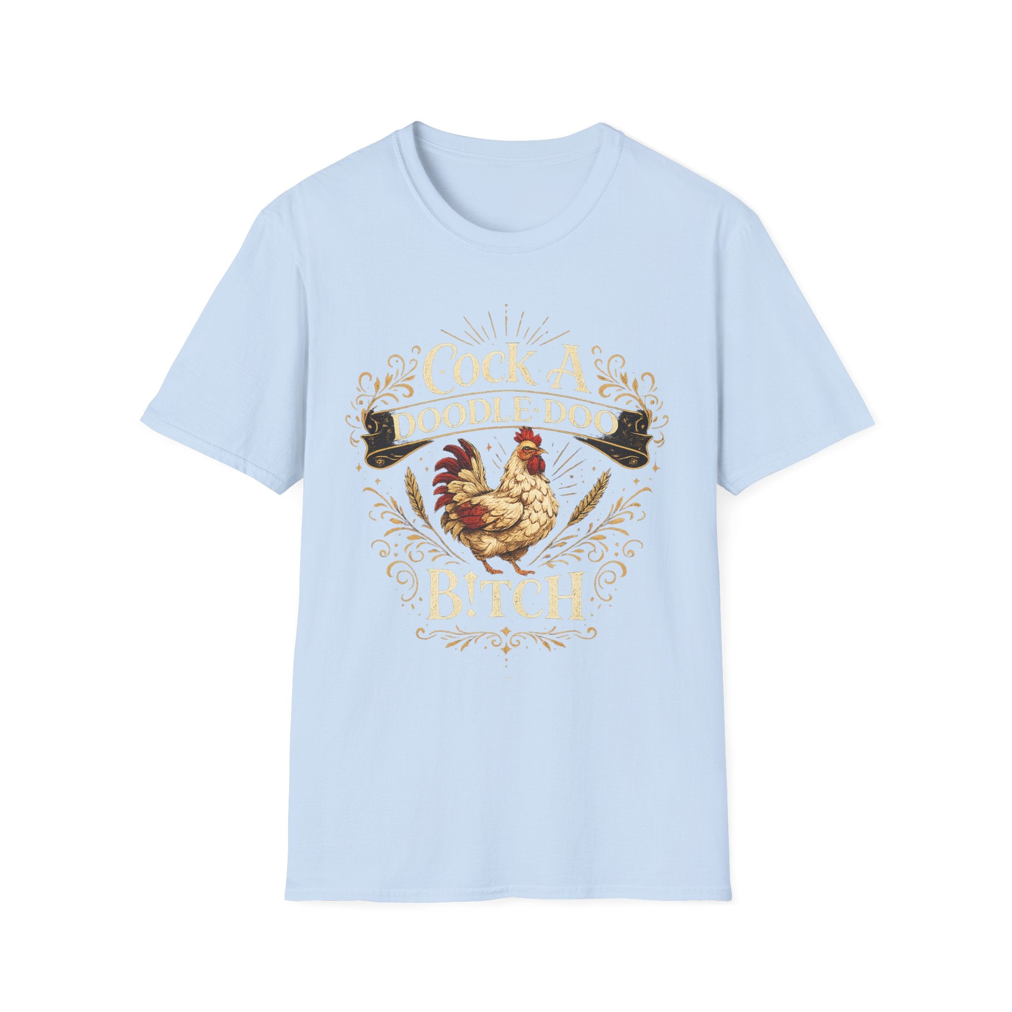 Cock A Doodle Doo T-Shirt — Funny Rooster Farmyard Graphic Tee