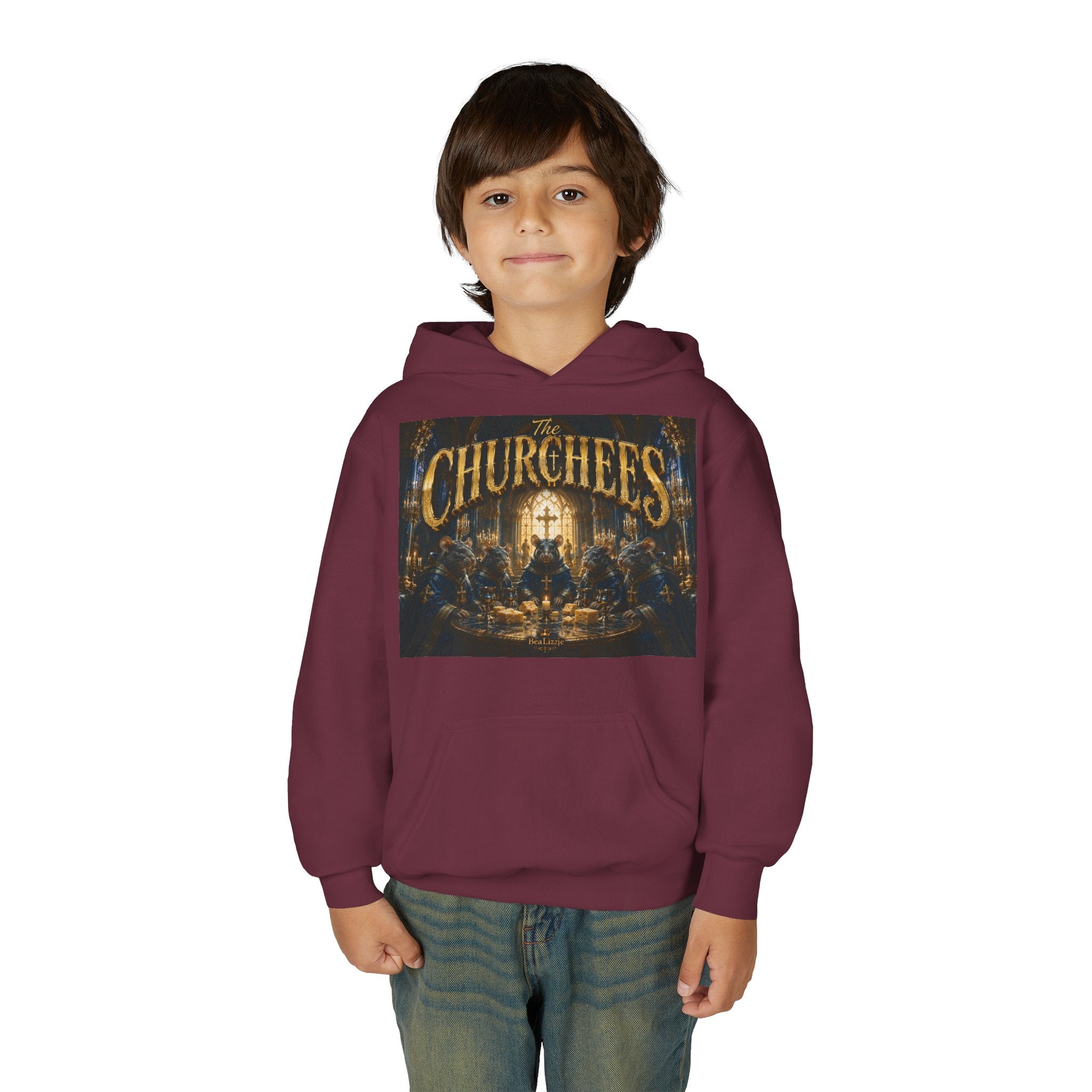 Sweat à capuche enfant – Sweat-shirt à motif « CHURCHEES »