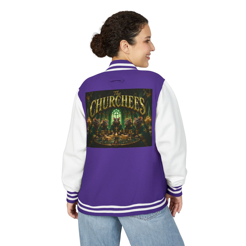 Letterman Jacket — The Churchers Band Logo Varsity Jacket