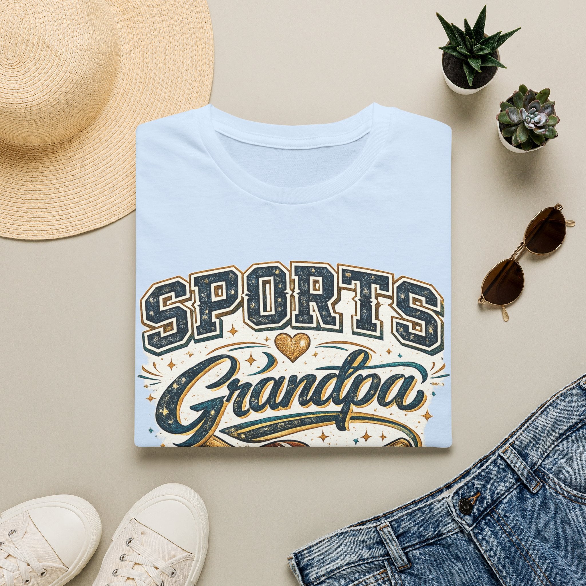 Sports Grandpa T-Shirt — Vintage Athletic Grandpa Gift