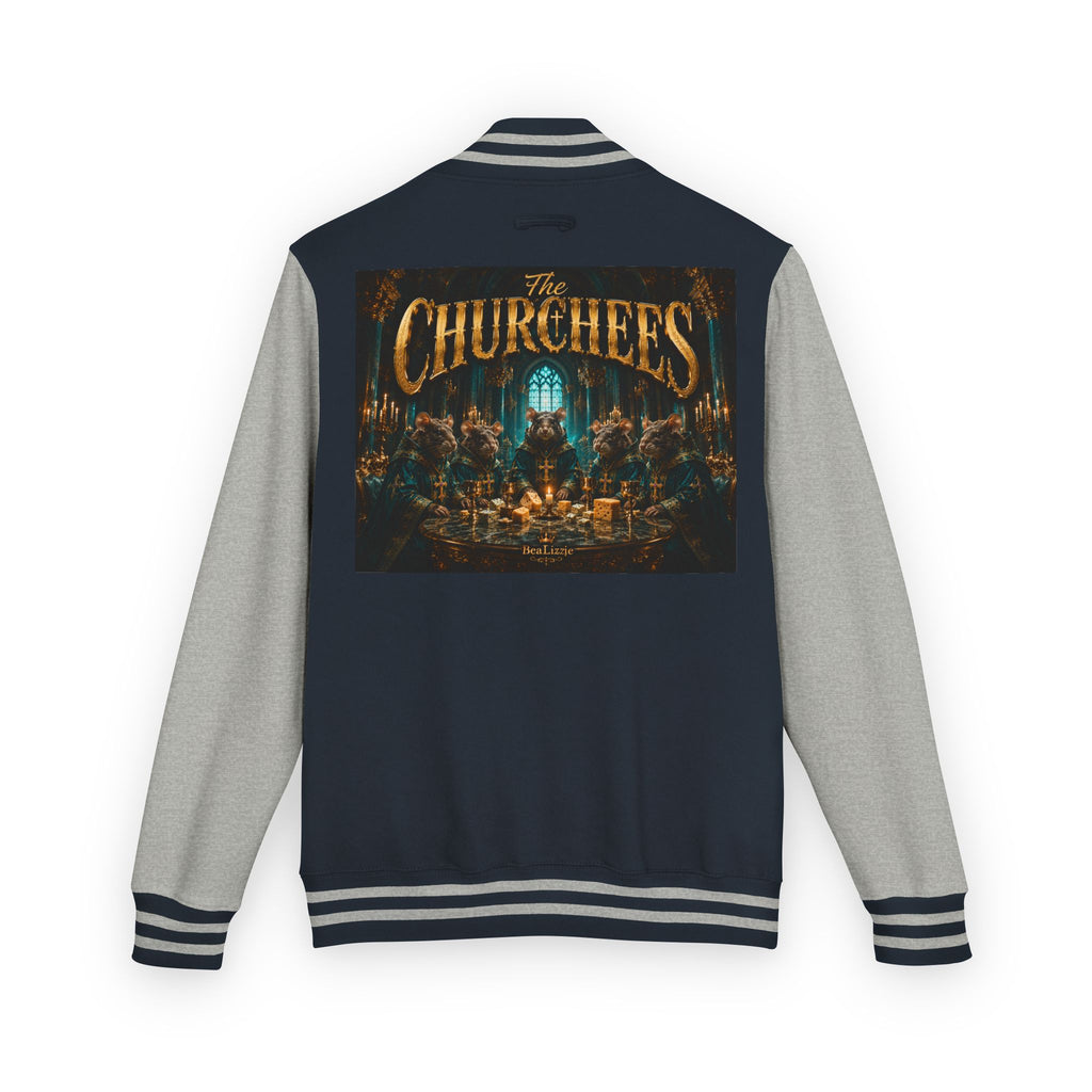 Letterman Jacket — "The Churchees" Retro Band Varsity Jacket
