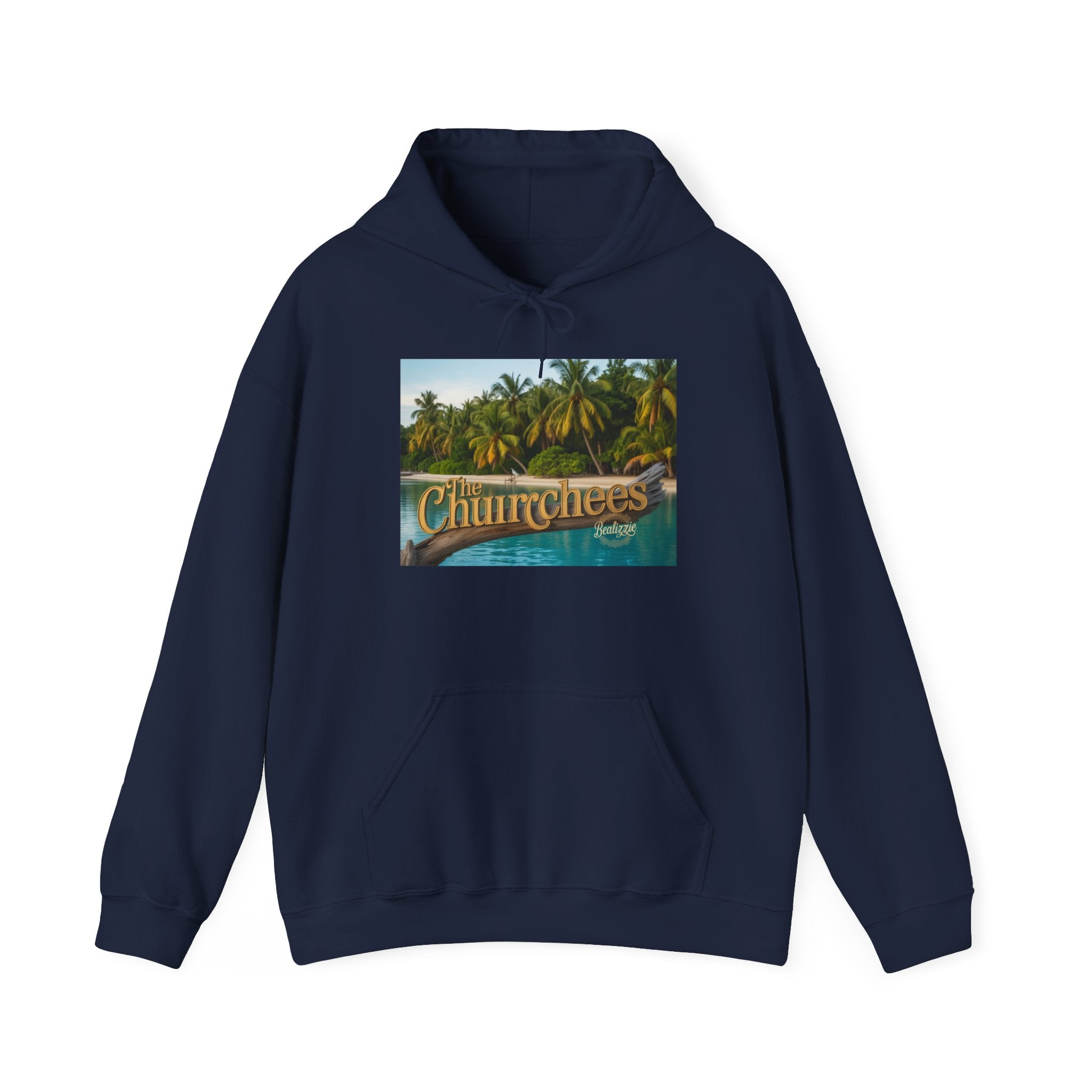 Sweat à capuche Churrchees Tropical Palm — Sweat-shirt rétro motif plage
