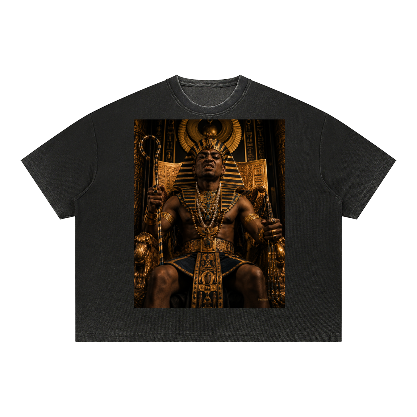 Unisex Vintage Wash Sunfade Boxy Waffle T-Shirt