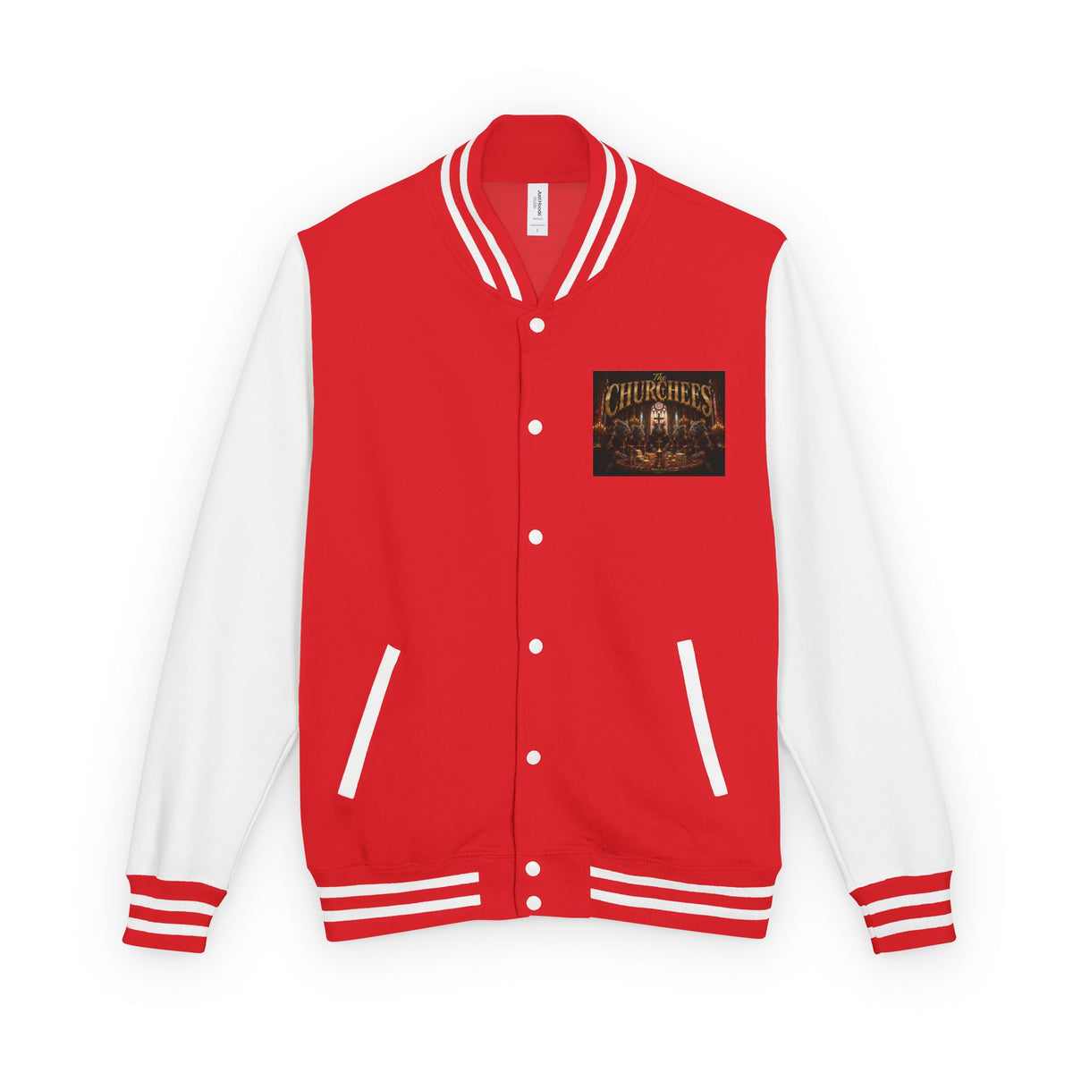 Letterman Jacket — The Churchees Vintage Band Logo Varsity Jacket
