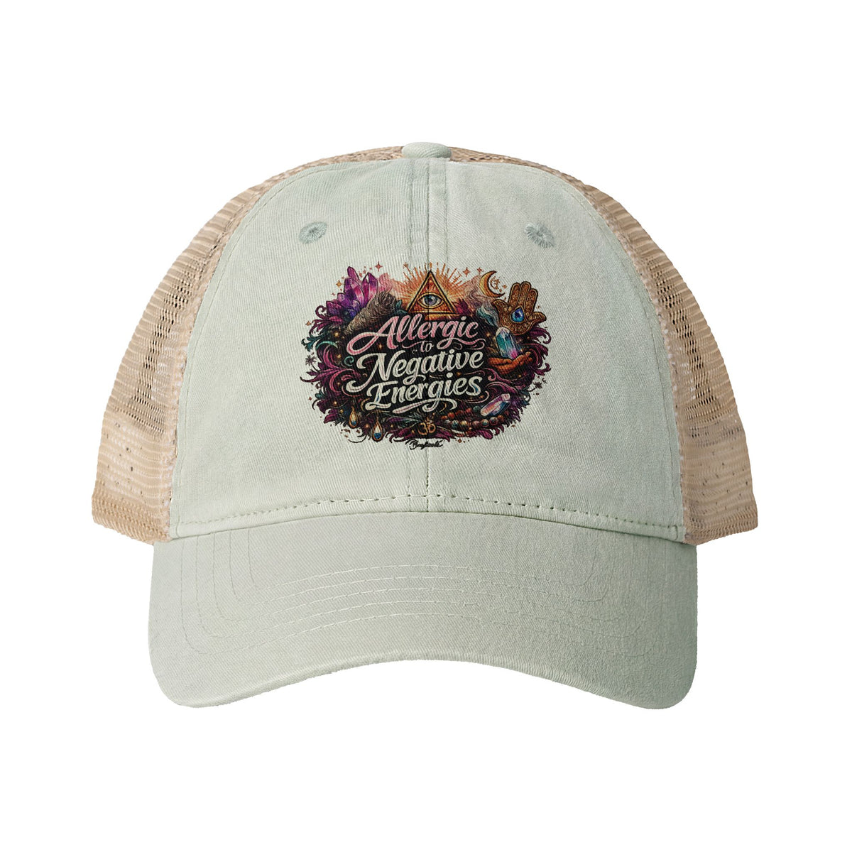 Women's Washed Mesh-Back Cap