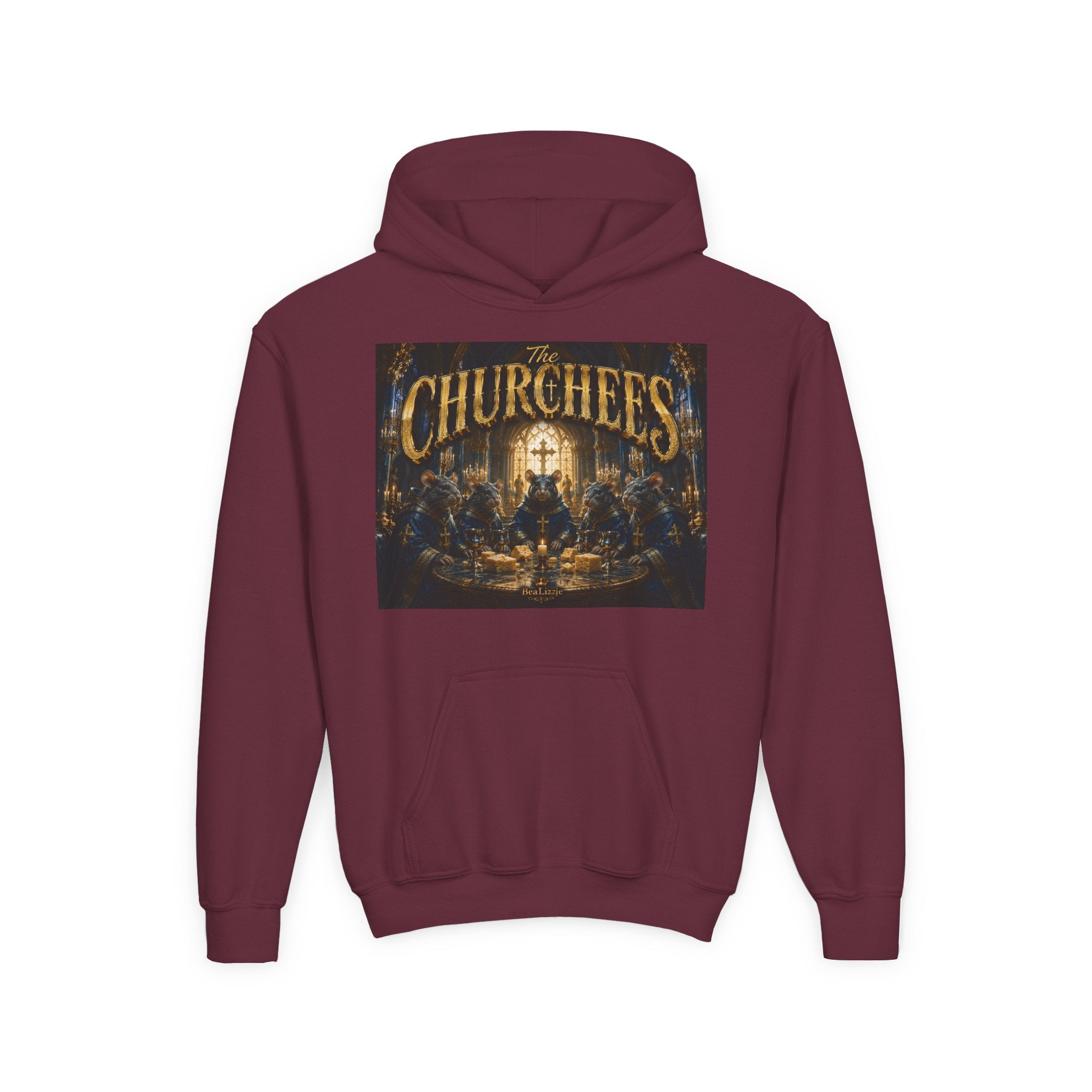 Youth Hoodie — 'CHURCHEES' Graphic Sweatshirt