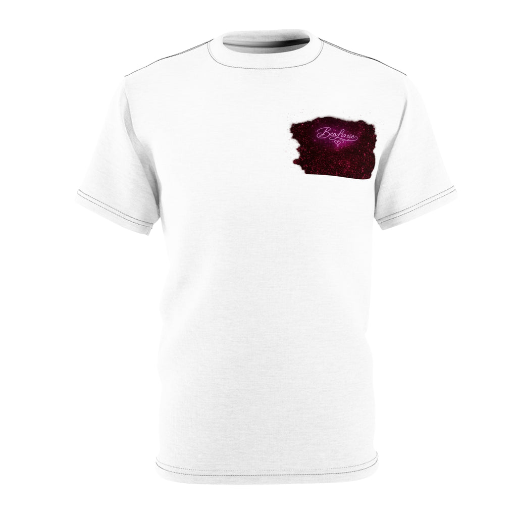Ripped Rose Patch Tee — 'Rebel' Chest Graphic T-Shirt