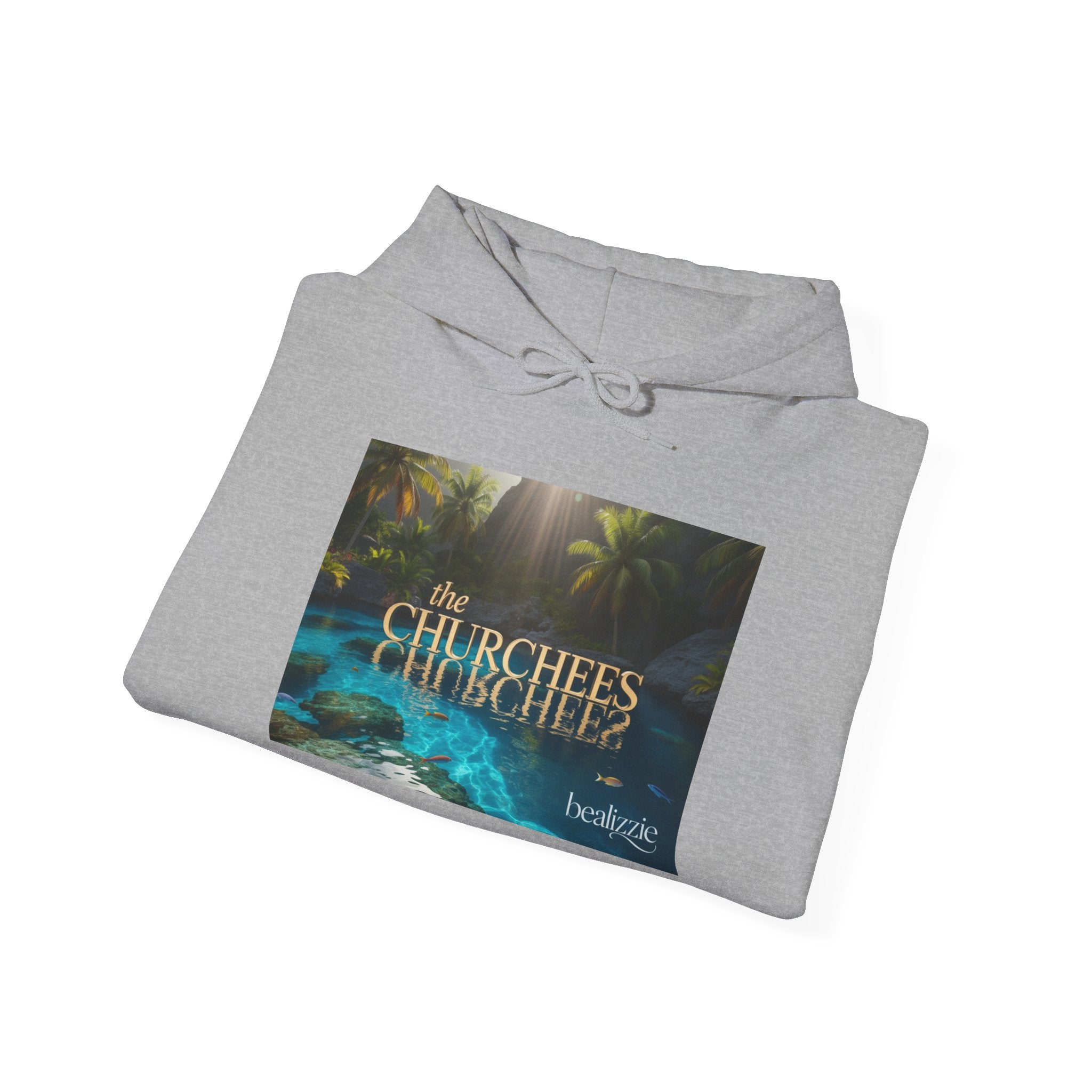 Sweat à capuche — Sweat à capuche graphique The Churchbees Tropical Night