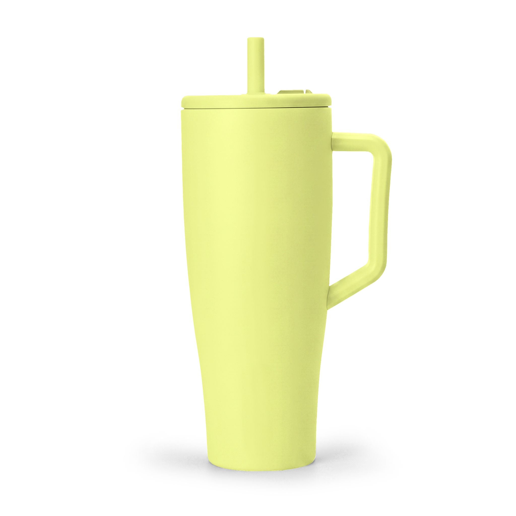40oz Insulated Tumbler with Handle — Minimal Engraved Floral