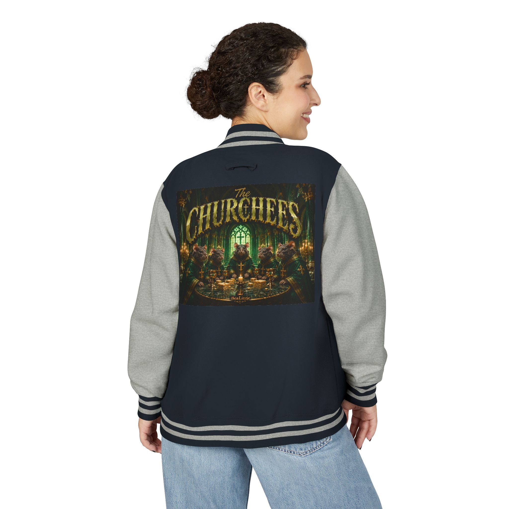 Letterman Jacket — The Churchers Band Logo Varsity Jacket