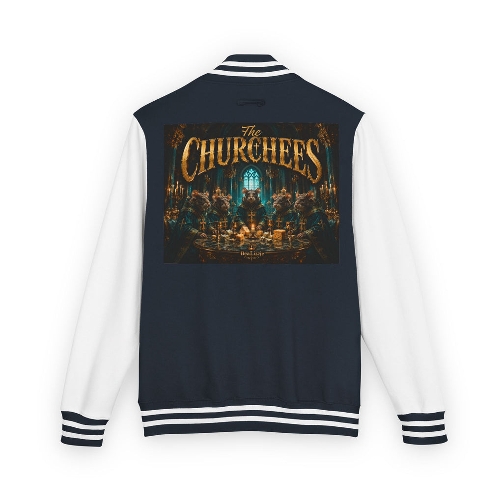 Letterman Jacket — "The Churchees" Retro Band Varsity Jacket