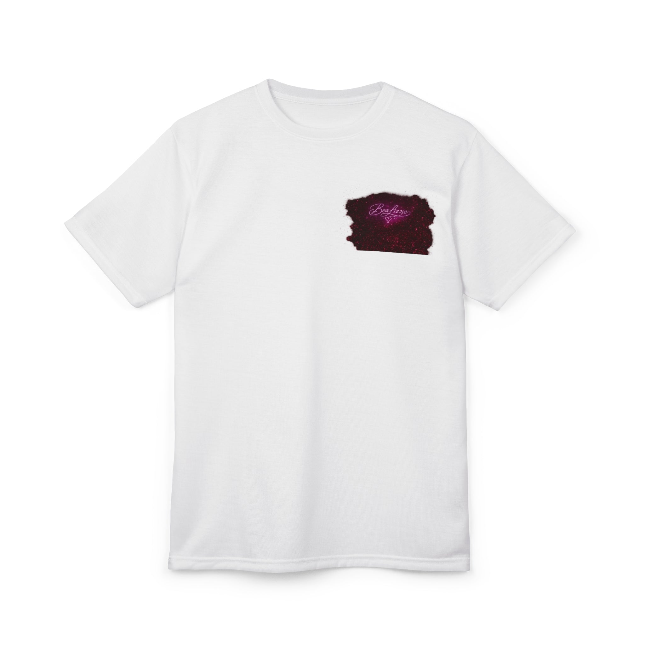 Ripped Rose Patch Tee — 'Rebel' Chest Graphic T-Shirt