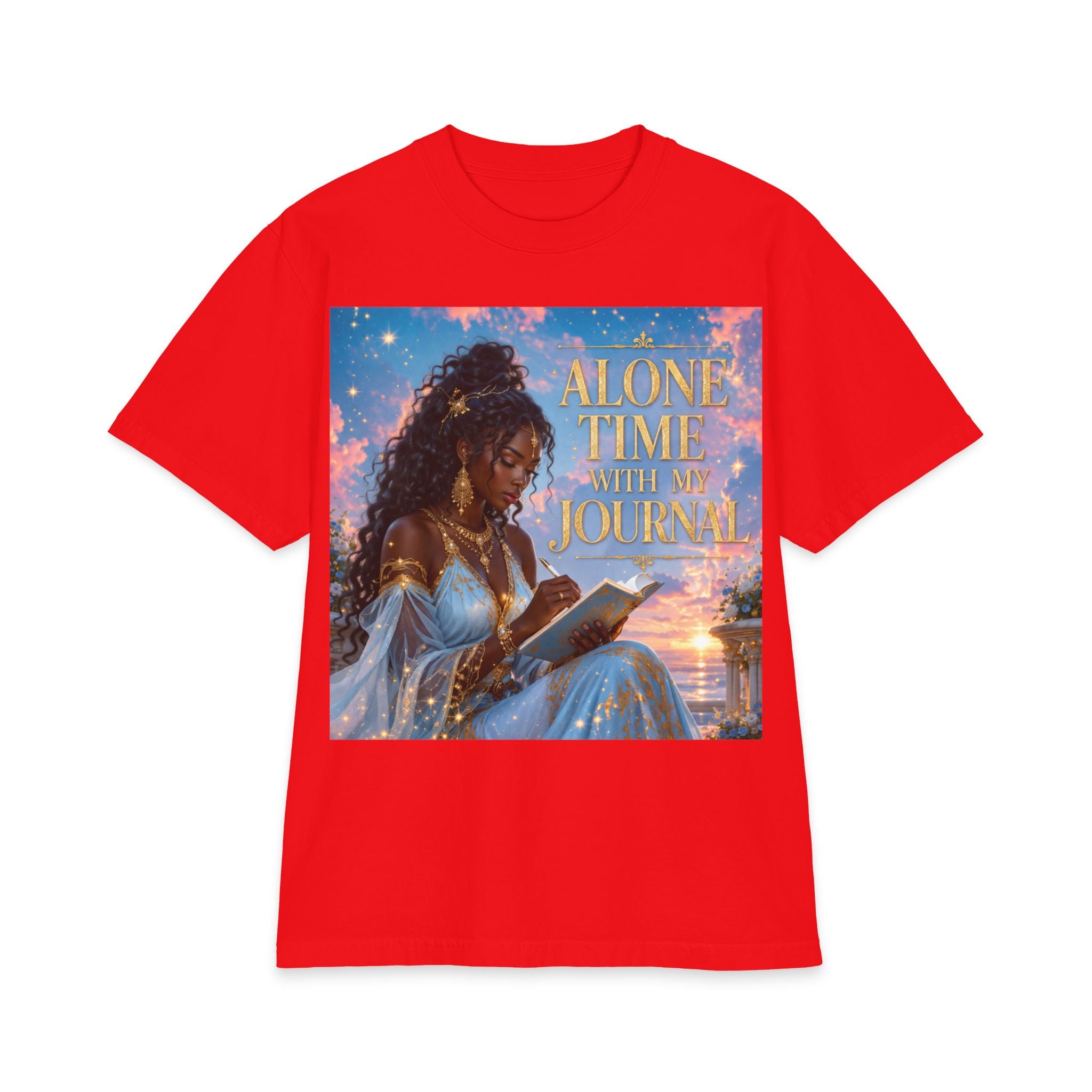 Alone Time With My Journal T-Shirt — Cozy Journaling Graphic Tee