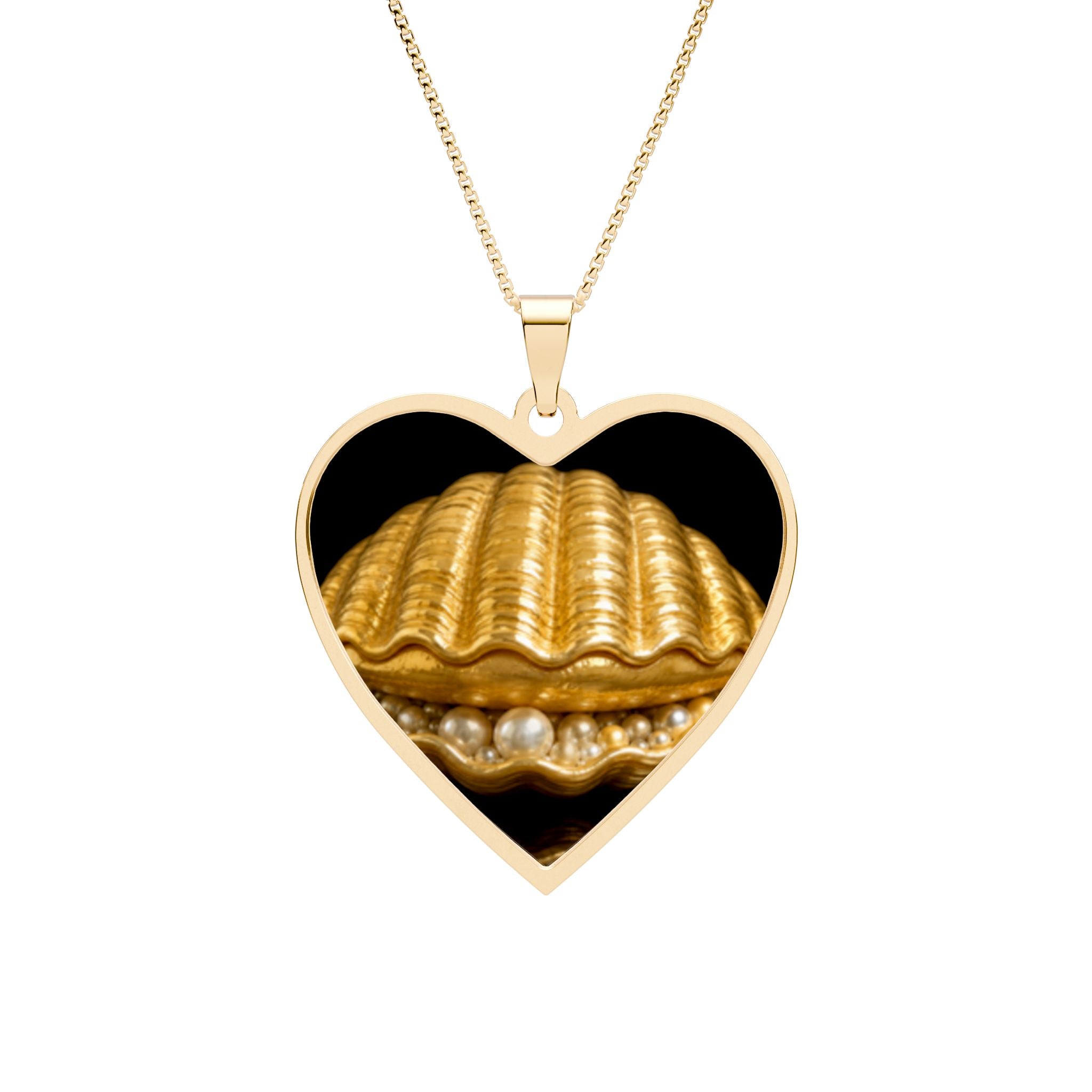 Heart Frame Photo Pendant