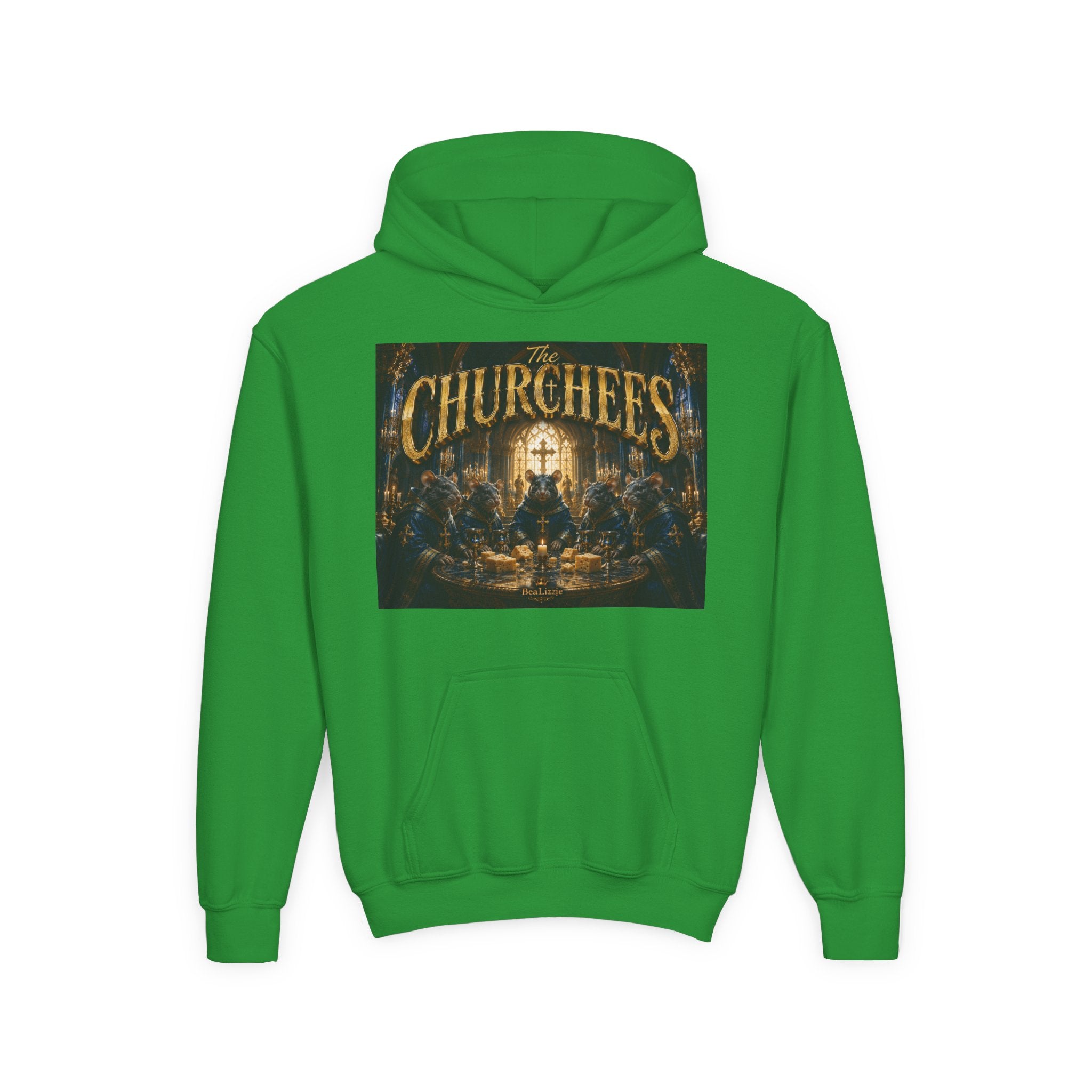 Youth Hoodie — 'CHURCHEES' Graphic Sweatshirt