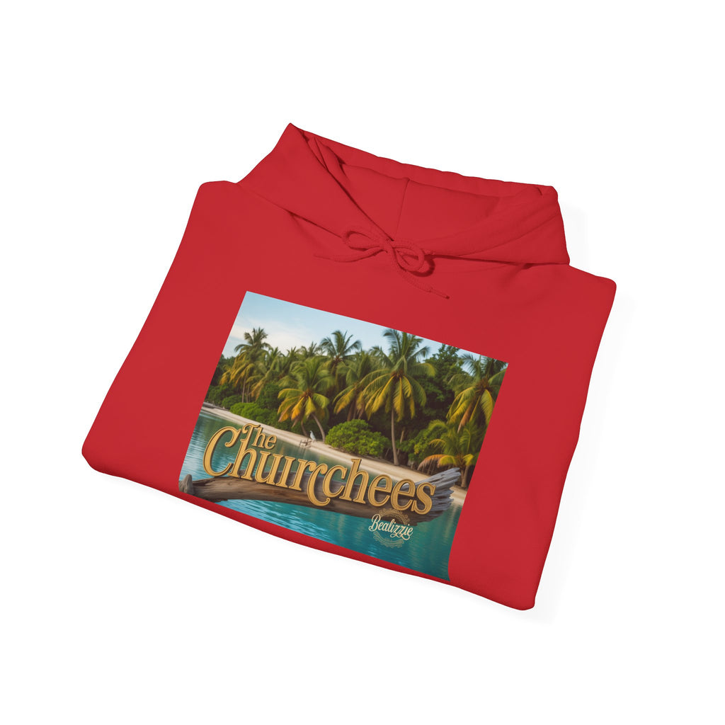 Sweat à capuche Churrchees Tropical Palm — Sweat-shirt rétro motif plage