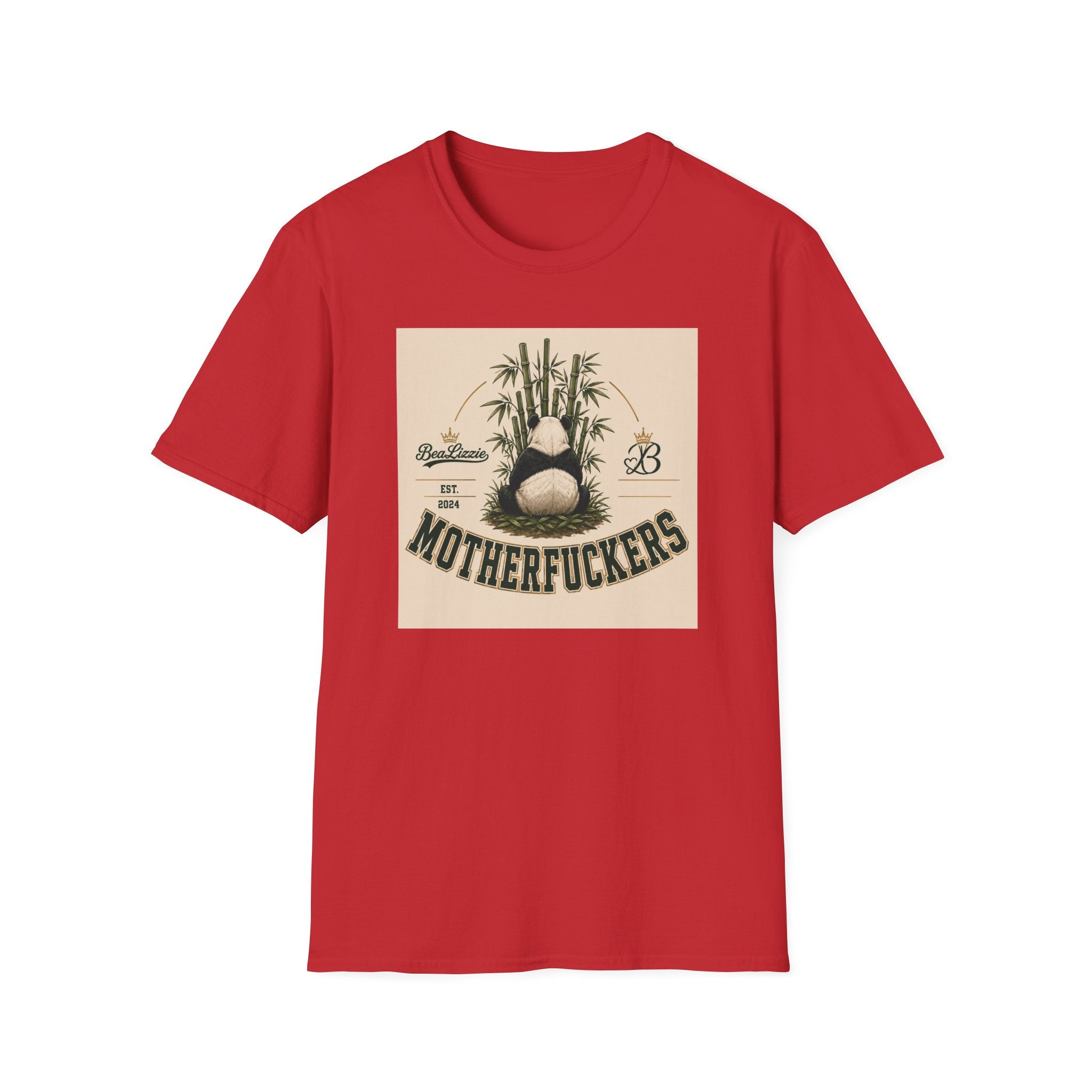 Panda Bamboo 'Motherfuckers' Graphic T-Shirt
