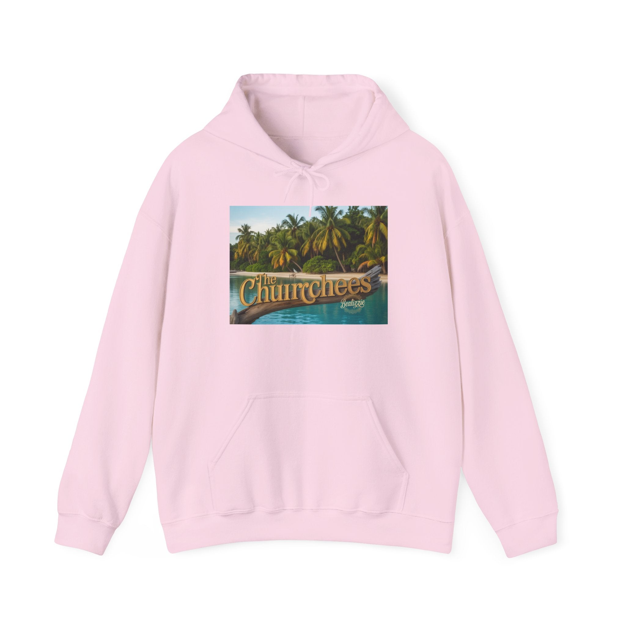 Sweat à capuche Churrchees Tropical Palm — Sweat-shirt rétro motif plage