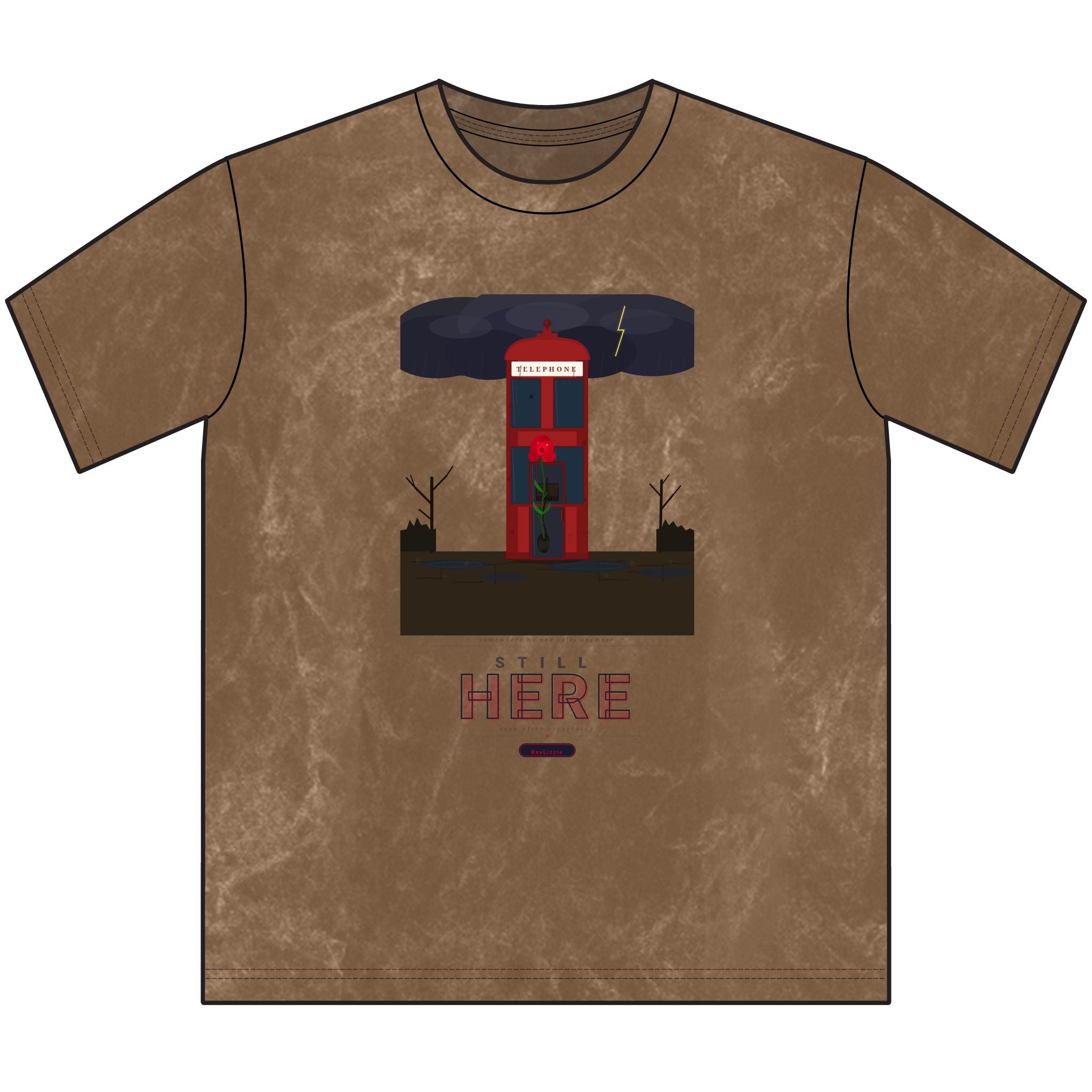 Vintage Crewneck Tee — Retro Gas Pump "Fill 'Er Up Here" Graphic Tee