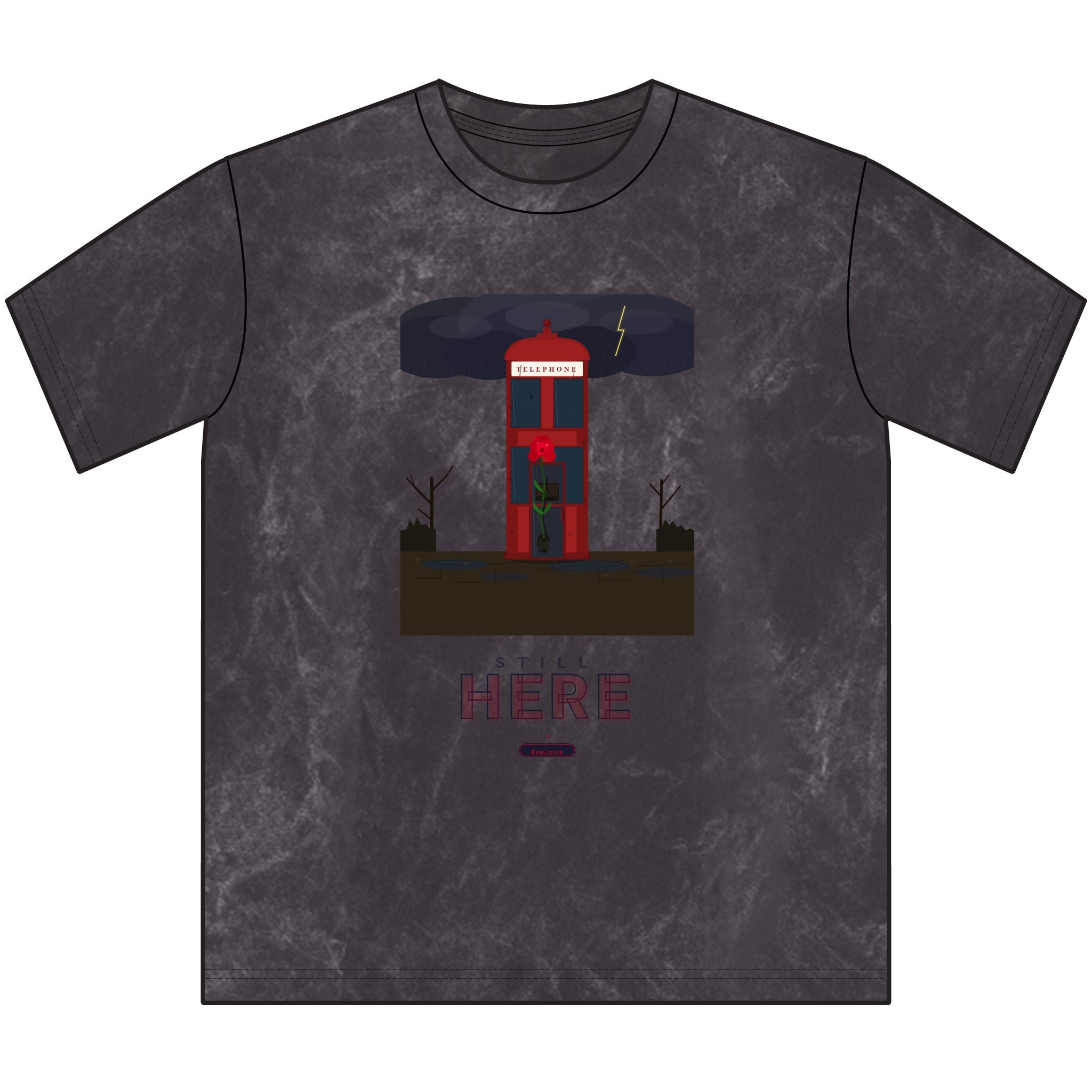 Vintage Crewneck Tee — Retro Gas Pump "Fill 'Er Up Here" Graphic Tee