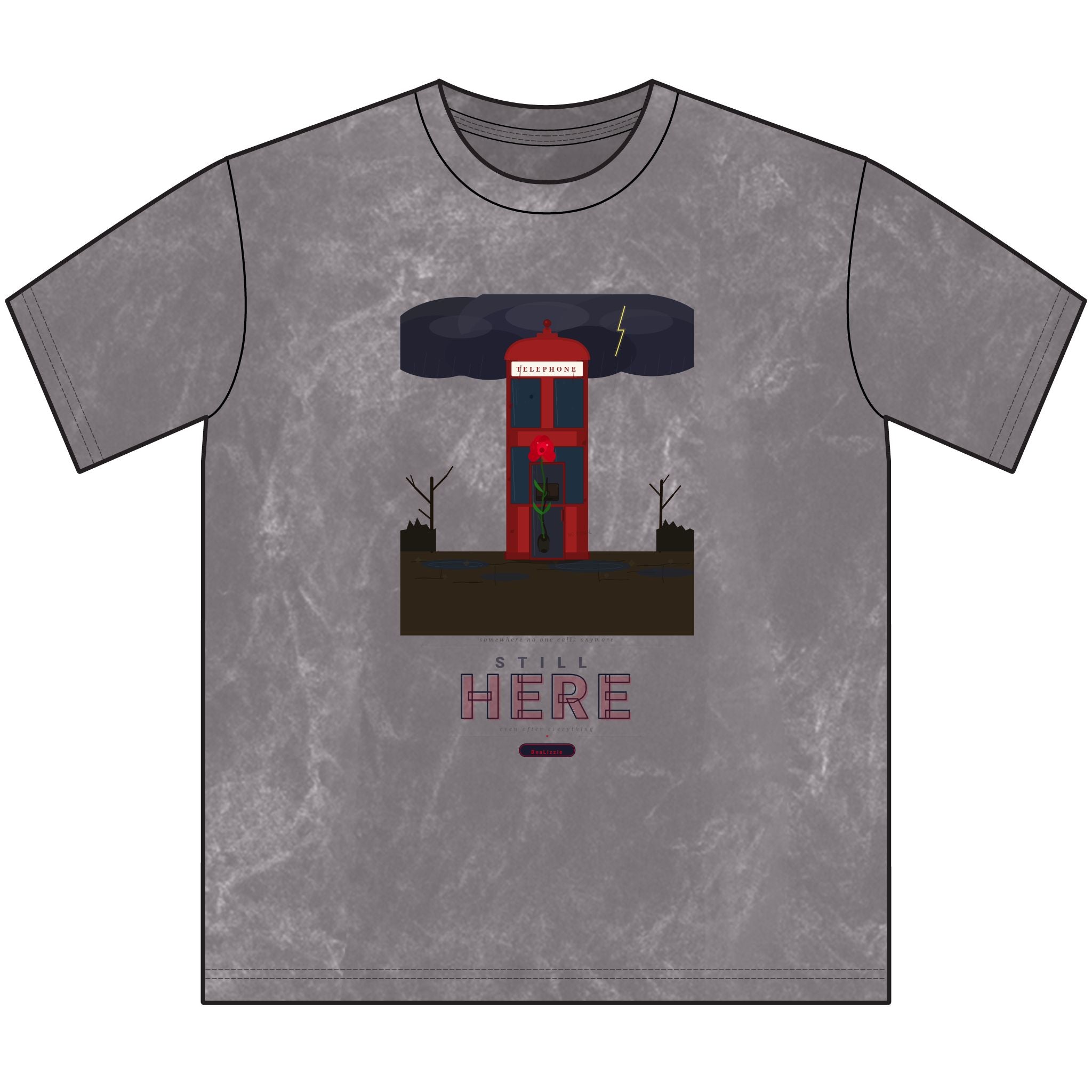 Vintage Crewneck Tee — Retro Gas Pump "Fill 'Er Up Here" Graphic Tee
