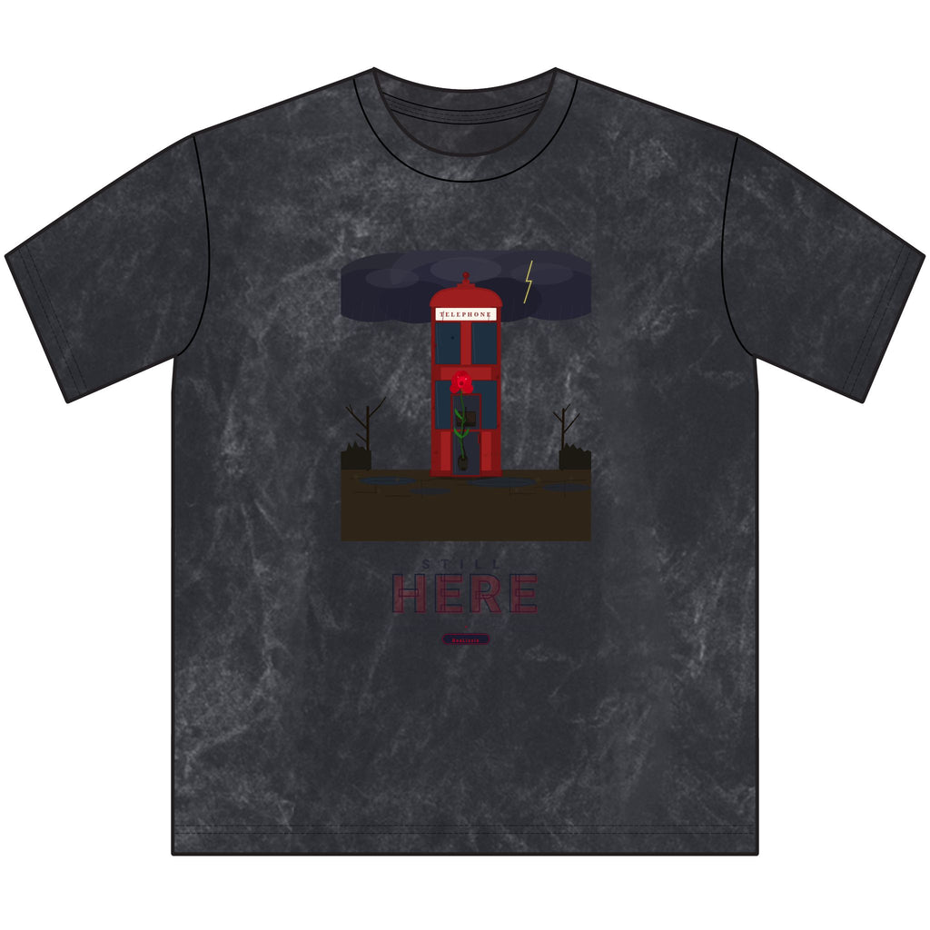 Vintage Crewneck Tee — Retro Gas Pump "Fill 'Er Up Here" Graphic Tee