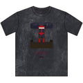 Vintage Crewneck Tee — Retro Gas Pump "Fill 'Er Up Here" Graphic Tee
