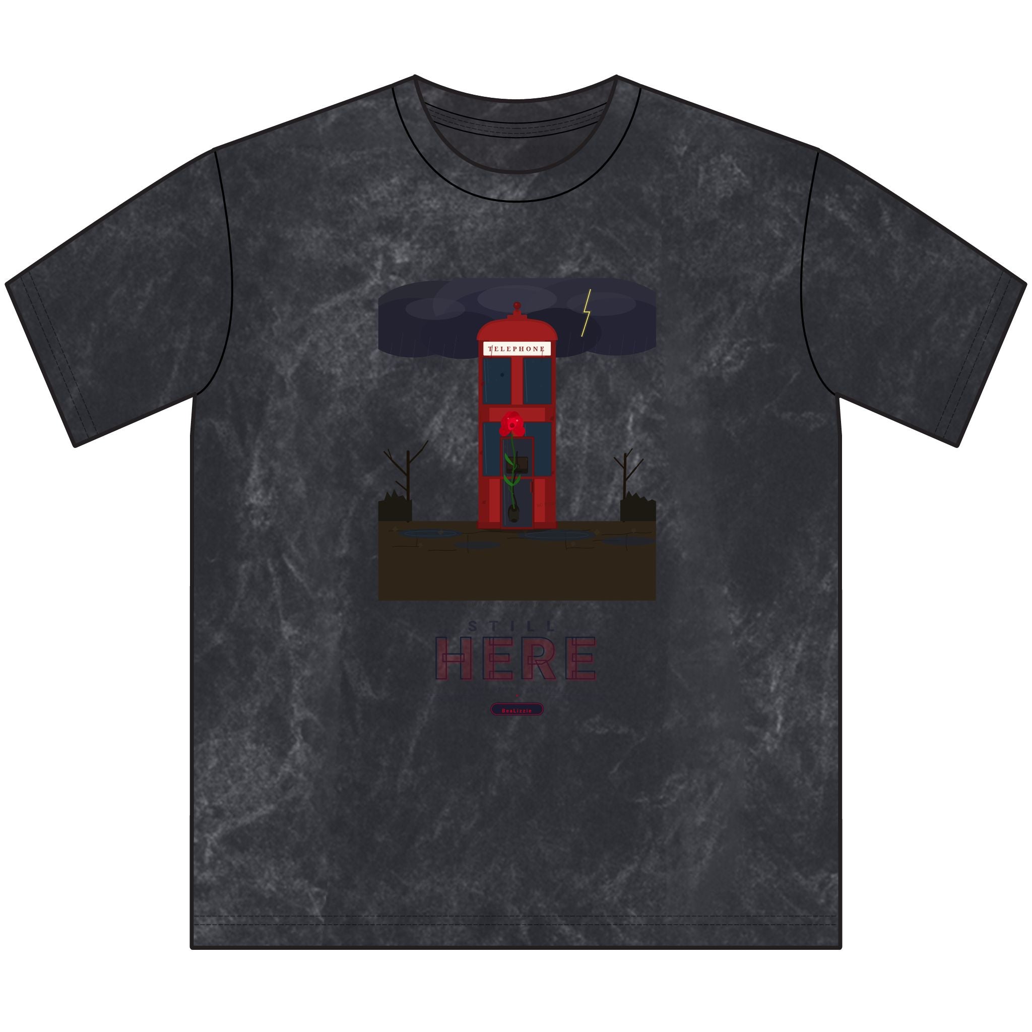 Vintage Crewneck Tee — Retro Gas Pump "Fill 'Er Up Here" Graphic Tee