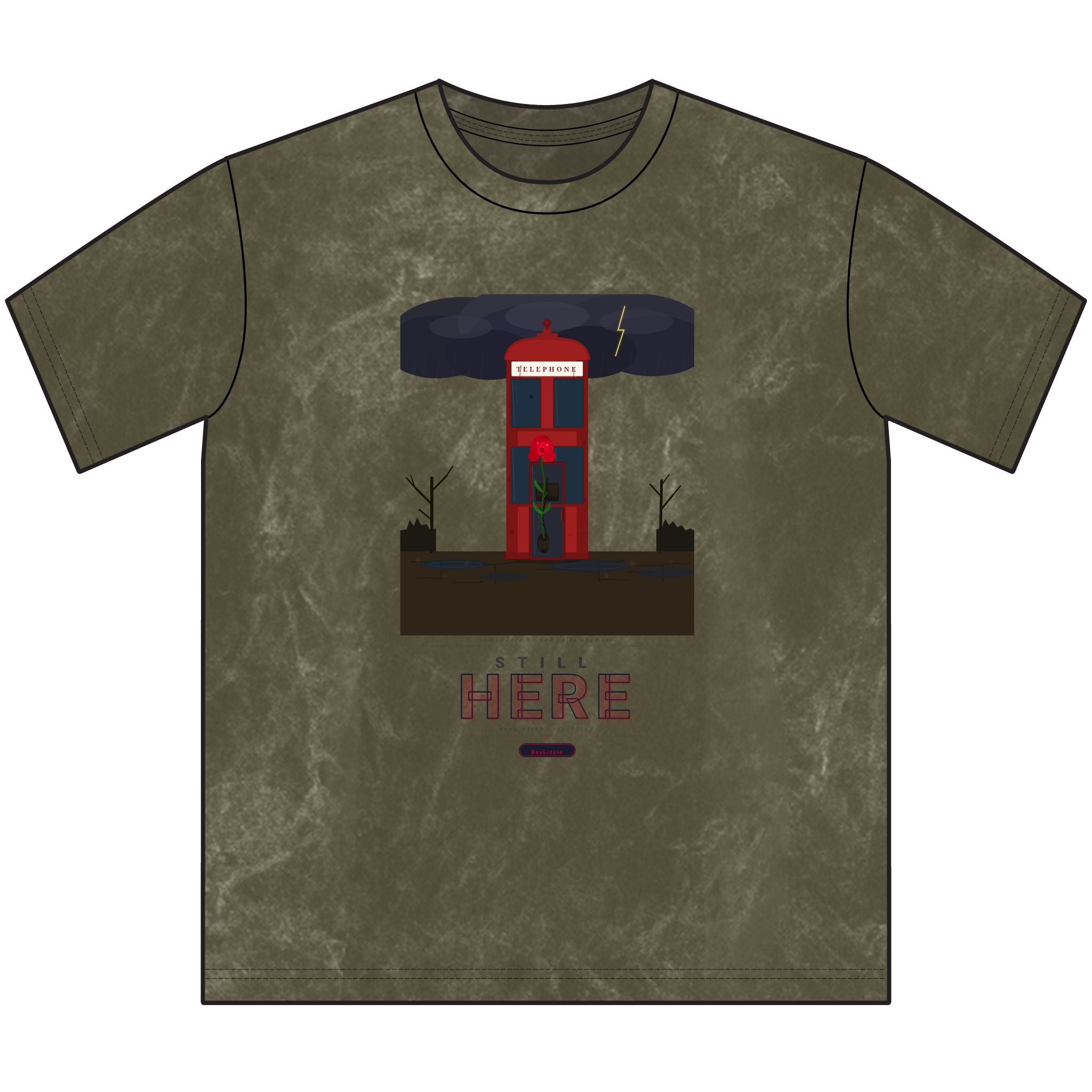 Vintage Crewneck Tee — Retro Gas Pump "Fill 'Er Up Here" Graphic Tee