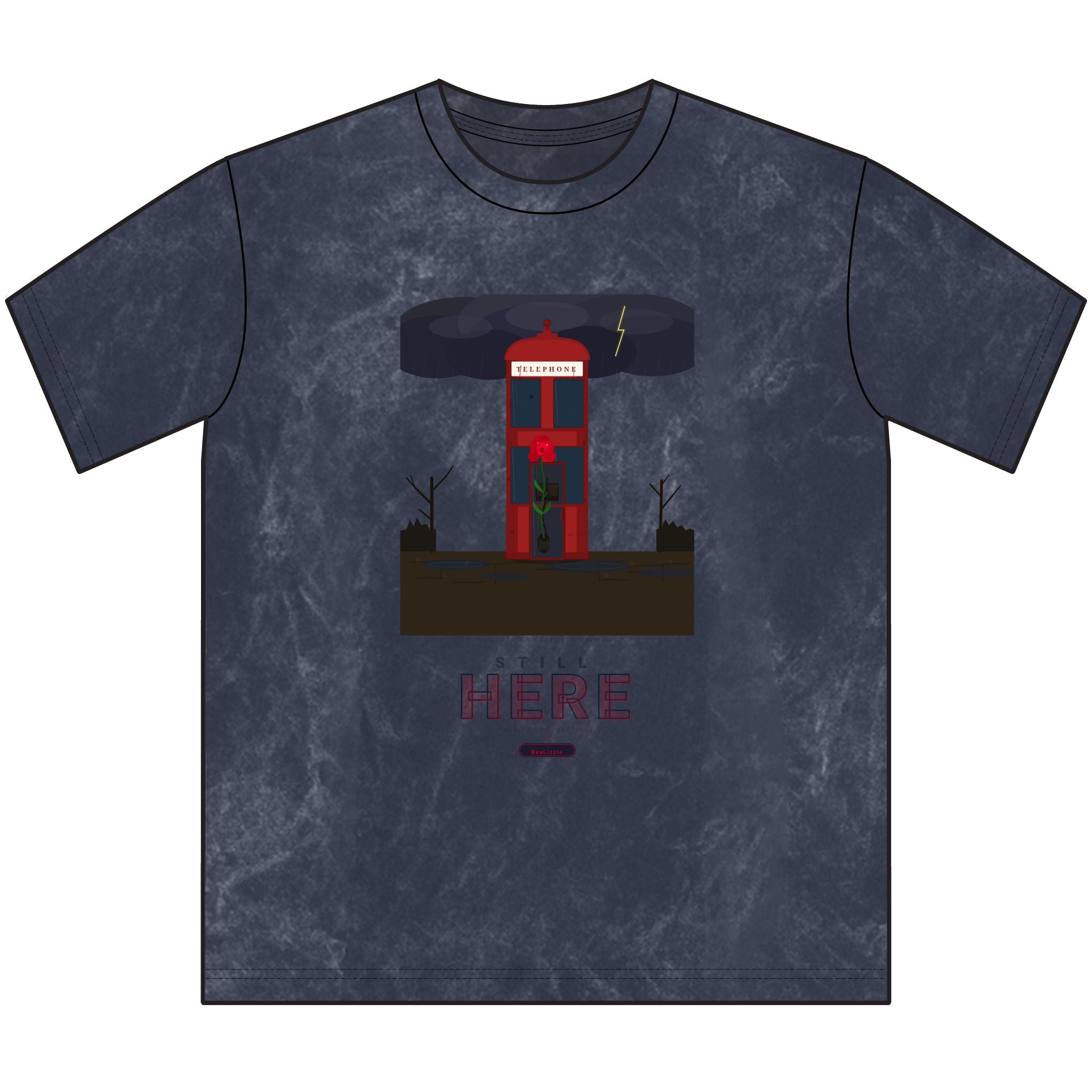 Vintage Crewneck Tee — Retro Gas Pump "Fill 'Er Up Here" Graphic Tee