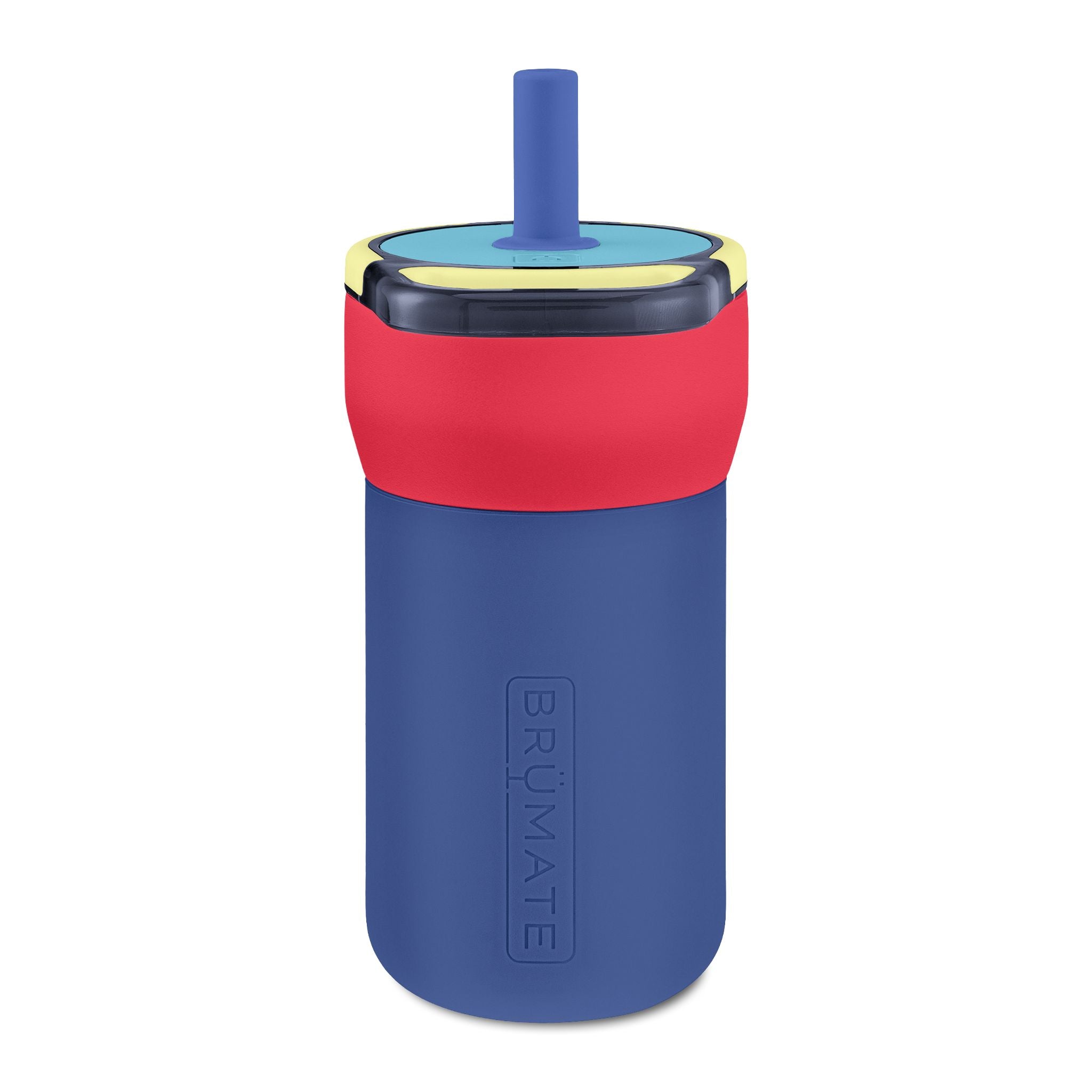 Kids 12oz Leakproof Straw Tumbler — Engraved Nature Icons, Child-Friendly Travel Cup