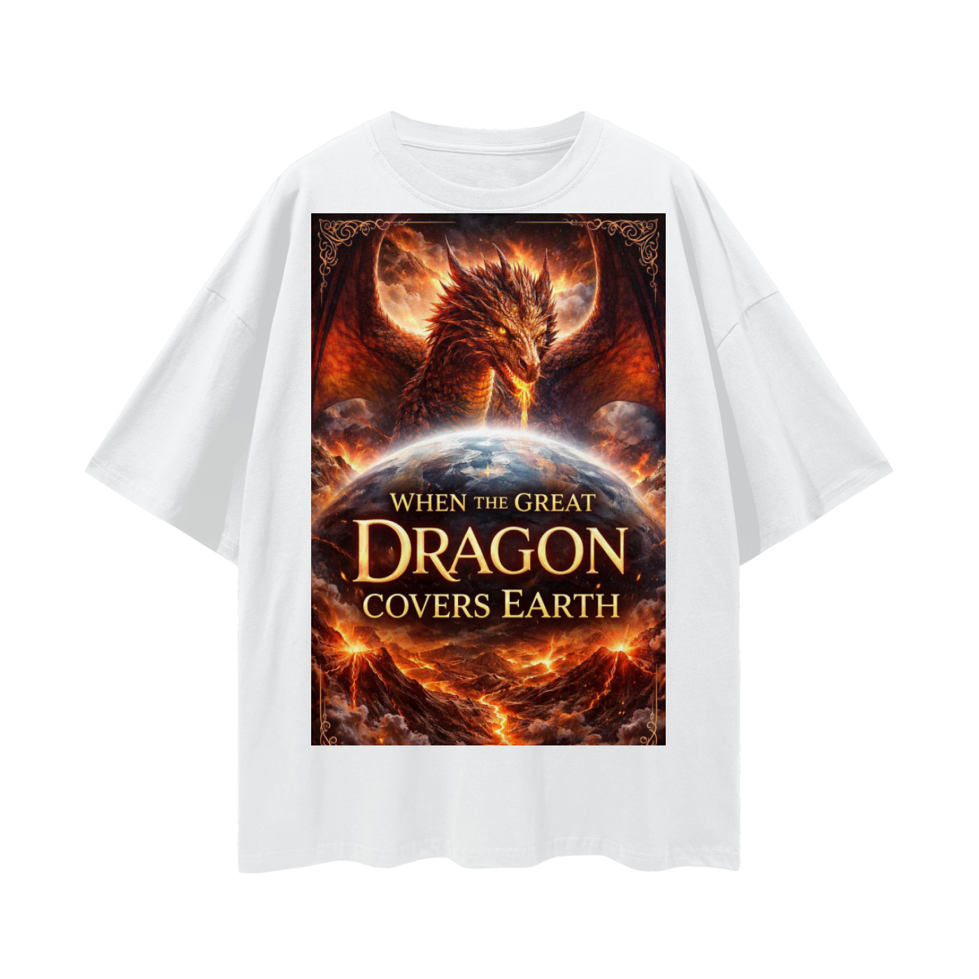 Streetwear Loose Drop Shoulder T-Shirt