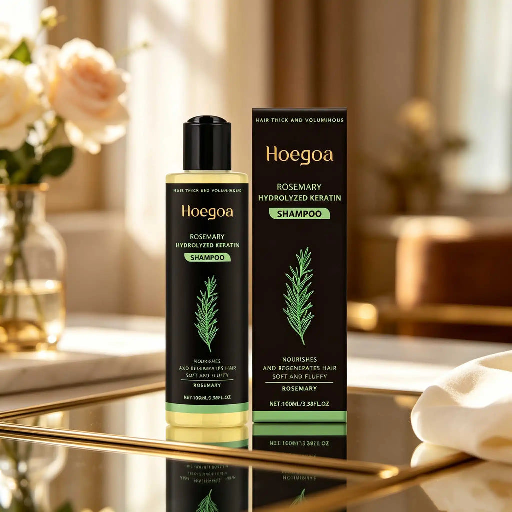 Thickening Shampoo Control Oil Boost Volume Strengthen Strands Reduce Breakage Nourishing Repairing Rosemary Hair Care Shampoo