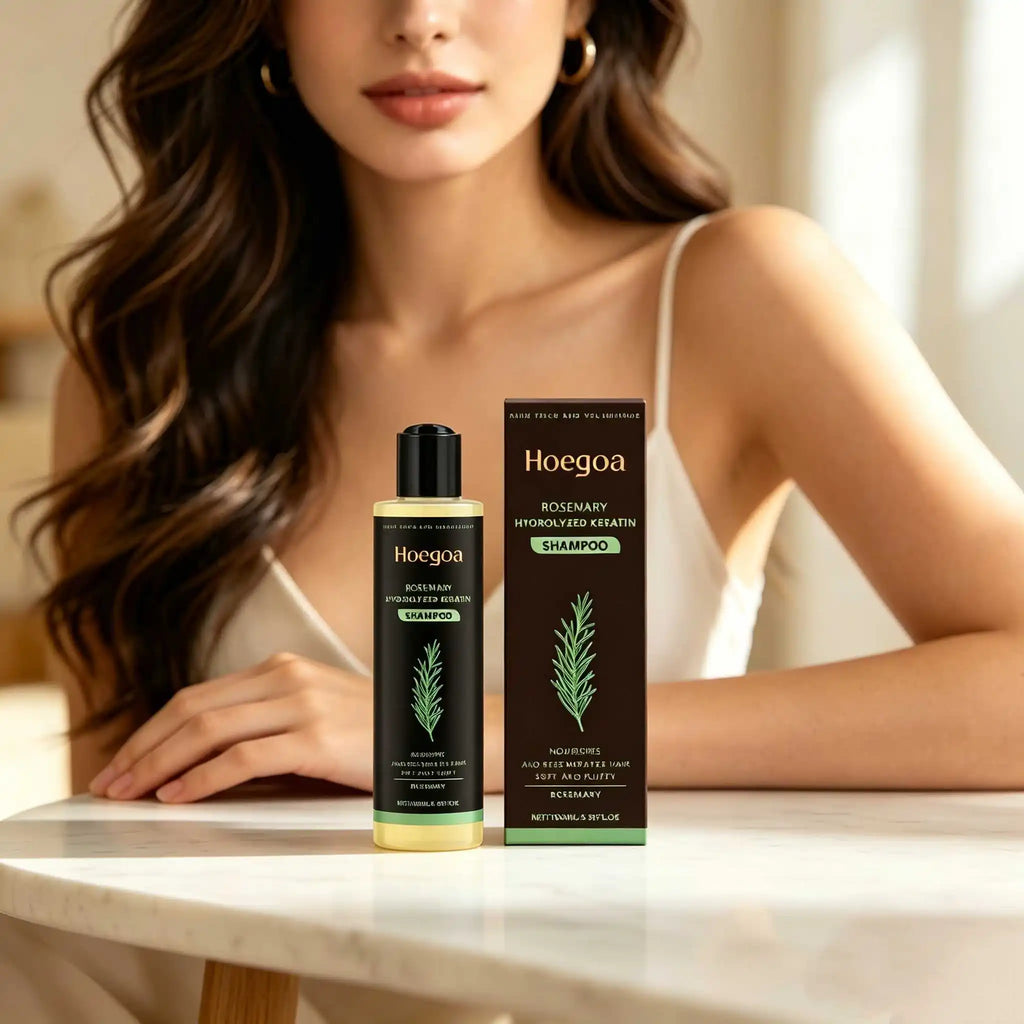 Thickening Shampoo Control Oil Boost Volume Strengthen Strands Reduce Breakage Nourishing Repairing Rosemary Hair Care Shampoo