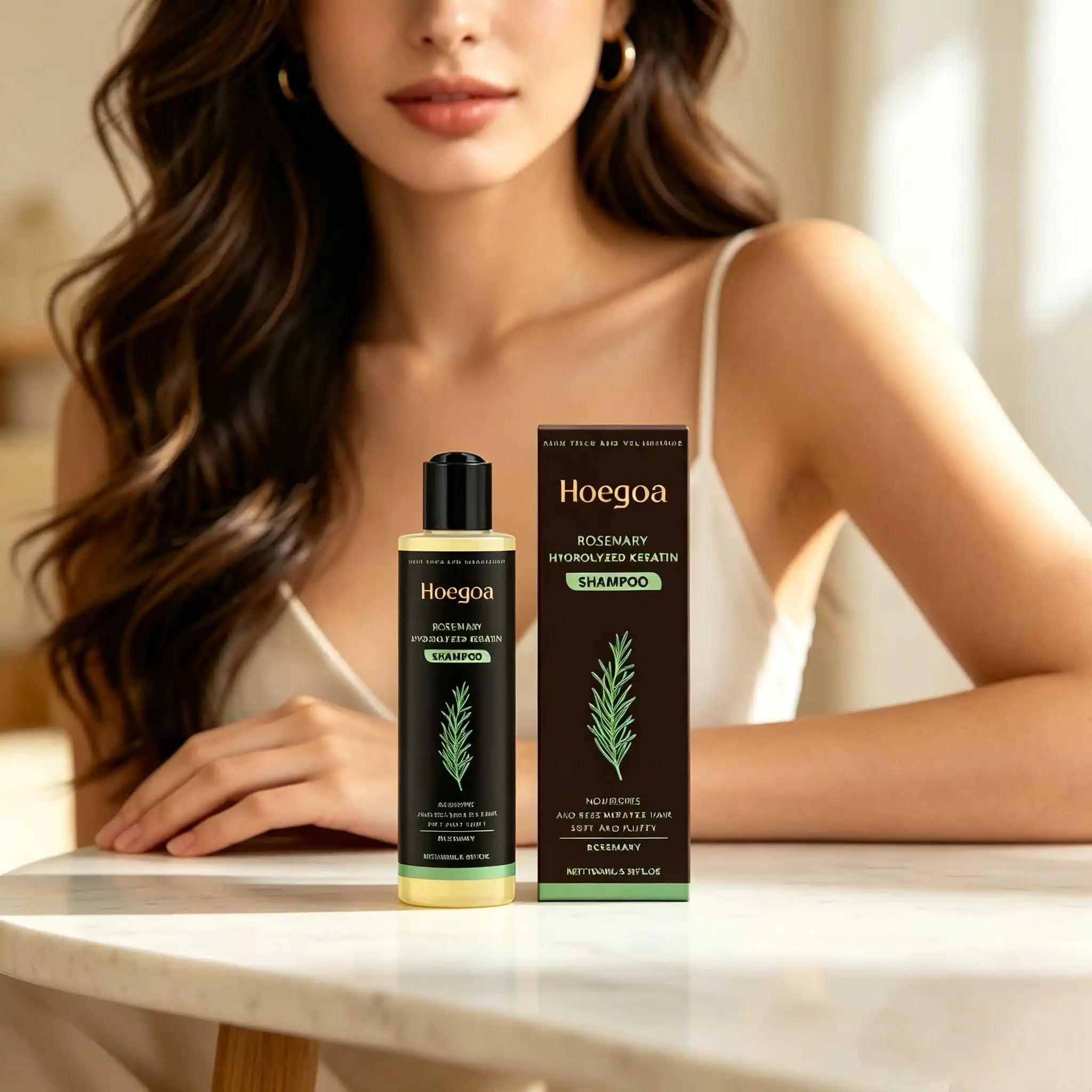 Thickening Shampoo Control Oil Boost Volume Strengthen Strands Reduce Breakage Nourishing Repairing Rosemary Hair Care Shampoo