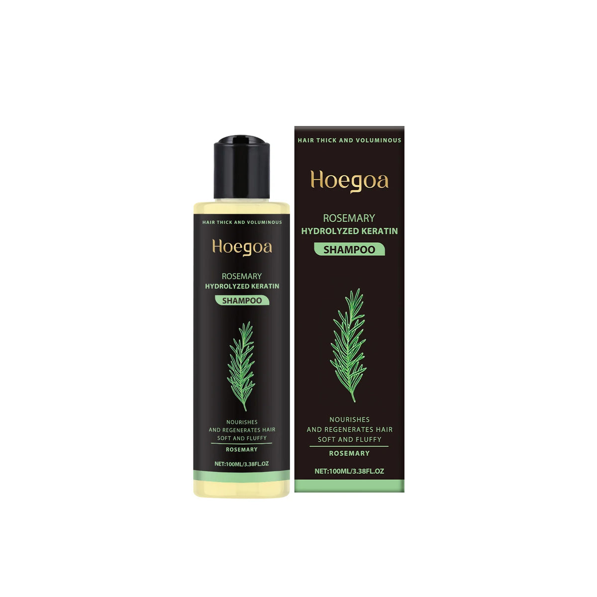 Thickening Shampoo Control Oil Boost Volume Strengthen Strands Reduce Breakage Nourishing Repairing Rosemary Hair Care Shampoo